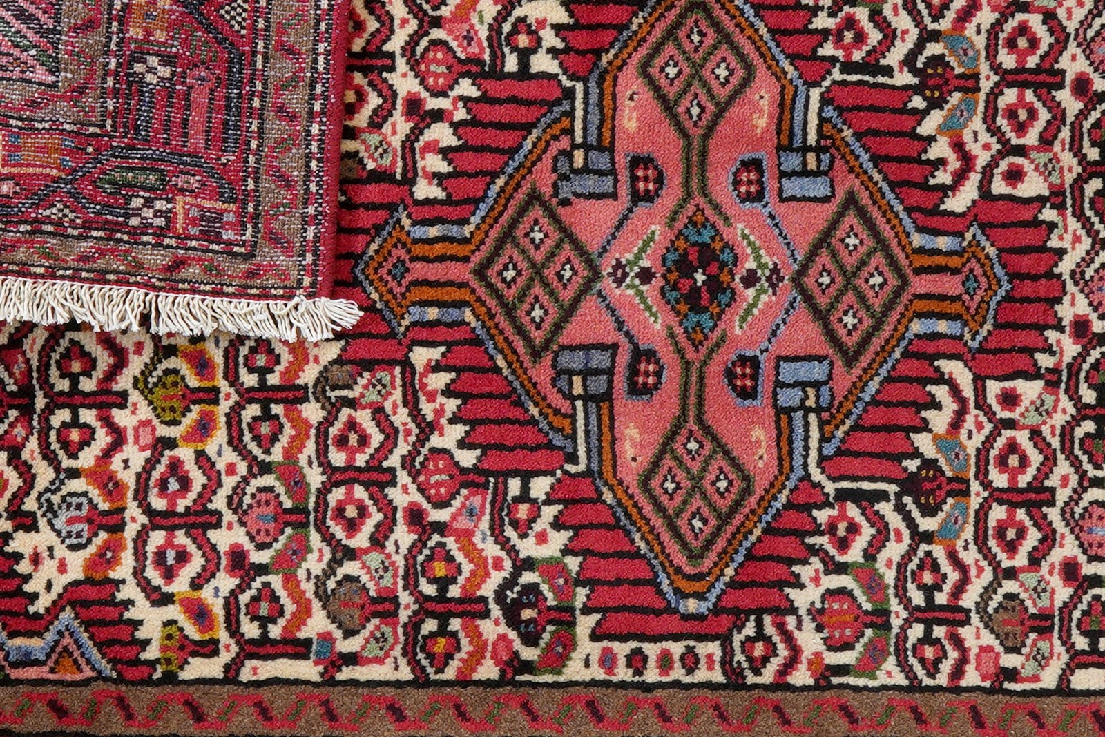 Assadabad — Hand-knotted, 80x120 cm, Beige, 100% Virgin Wool | View 7