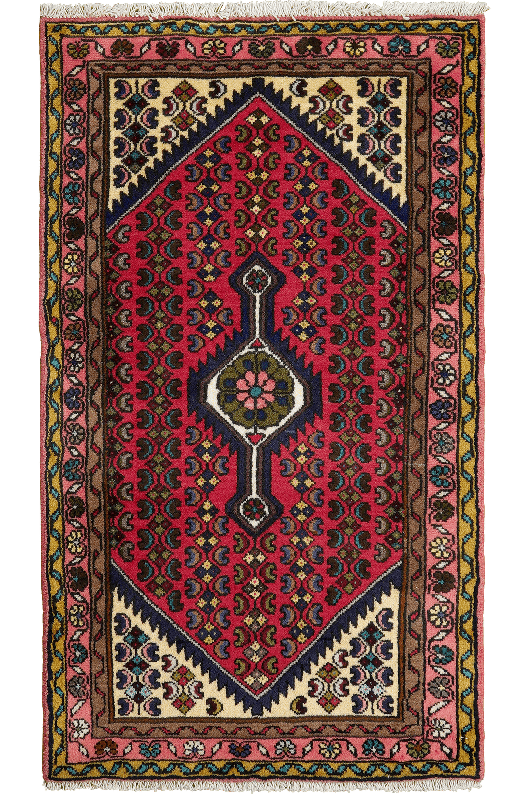 Kolyai — Hand-knotted, 60x104 cm, Red, 100% Virgin Wool | Main view