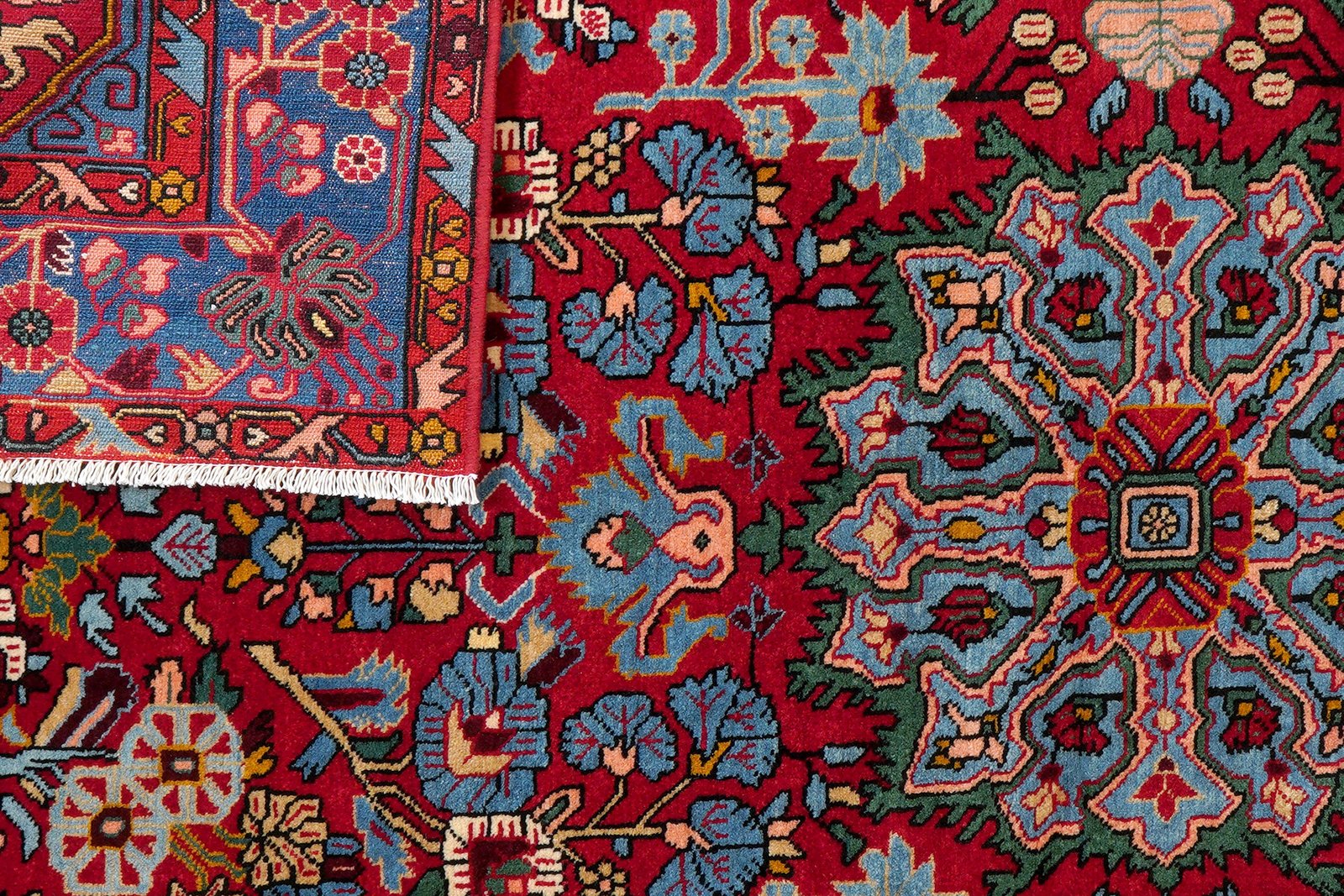 Nahavand — Hand-knotted, 156x240 cm, Red, 100% Virgin Wool | View 7