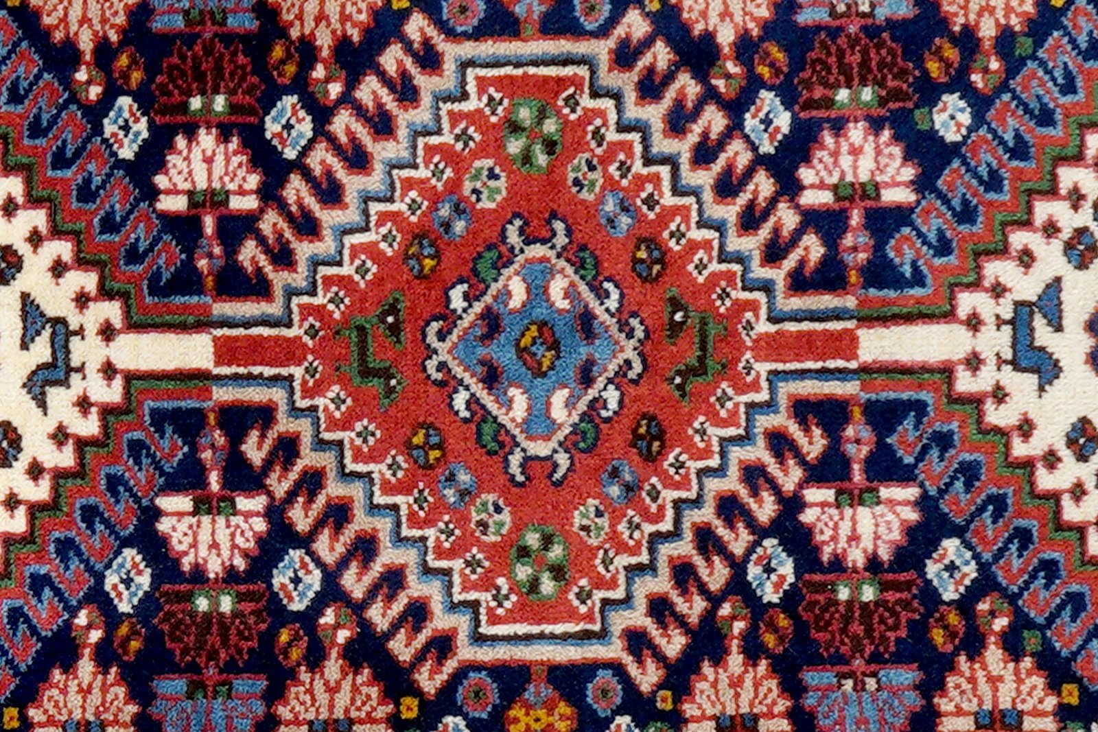 Yalameh — Hand-knotted, 53x152 cm, Blue, 100% Virgin Wool | View 6