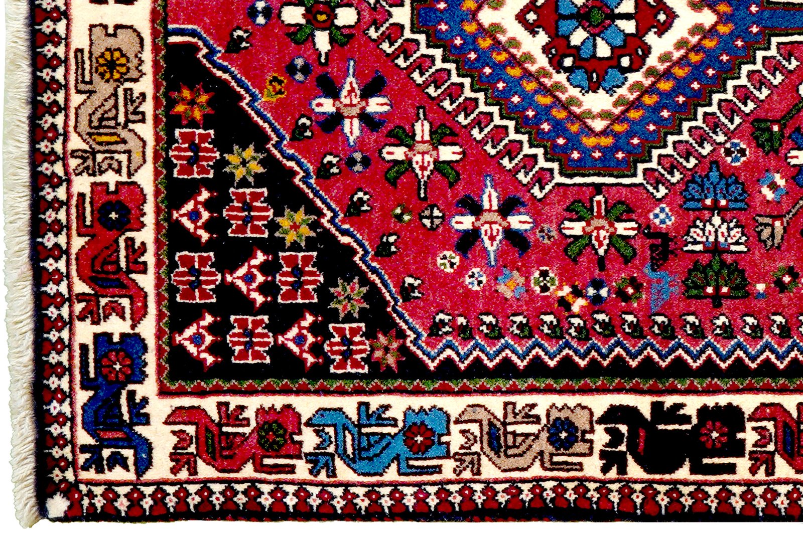Yalameh — Hand-knotted, 85x304 cm, Red, 100% Virgin Wool | View 3