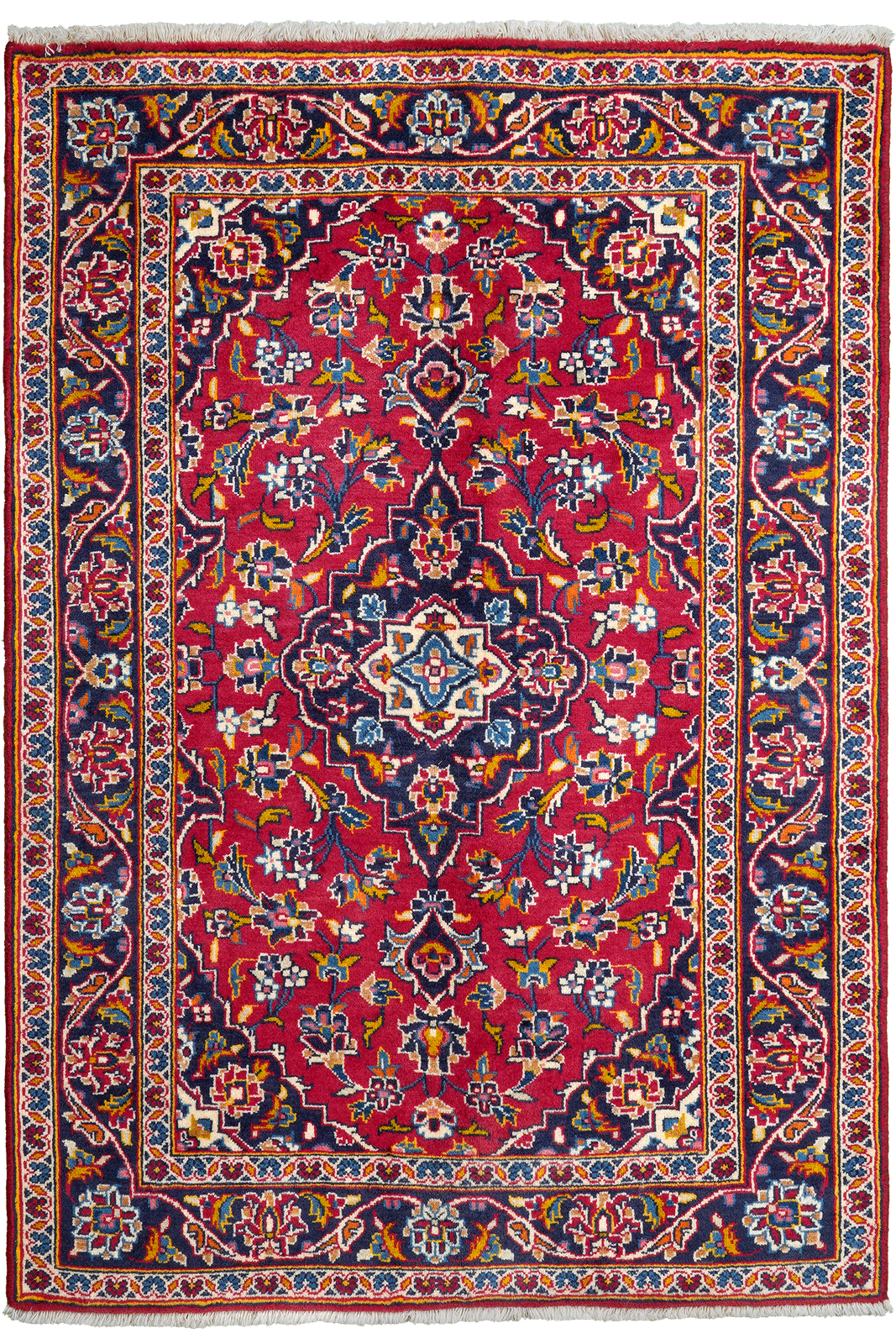Ardakan — Hand-knotted, 102x150 cm, Red, 100% Virgin Wool | Main view
