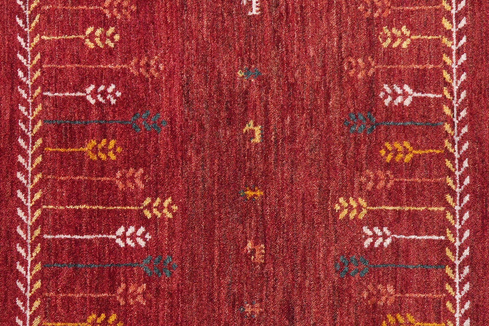 Rizbaf — Hand-knotted, 124x187 cm, Red, 100% Virgin Wool | View 6