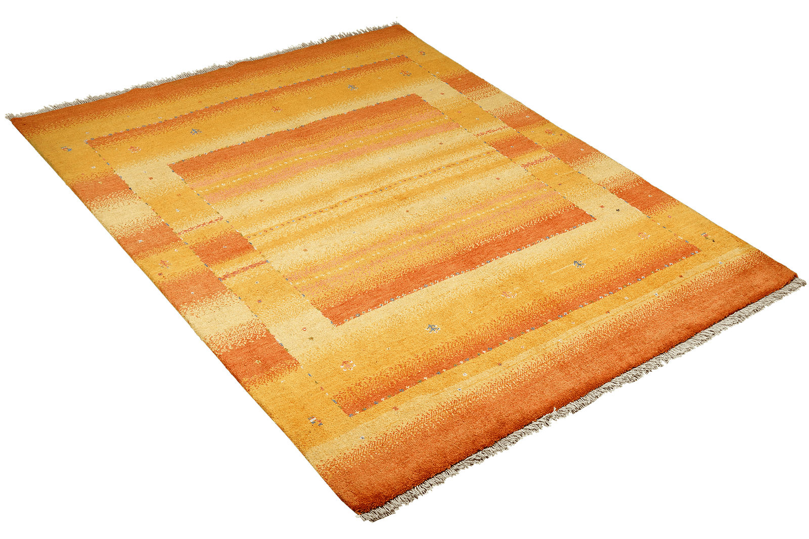 Rizbaf — Hand-knotted, 149x202 cm, Orange, 100% Virgin Wool | View 4