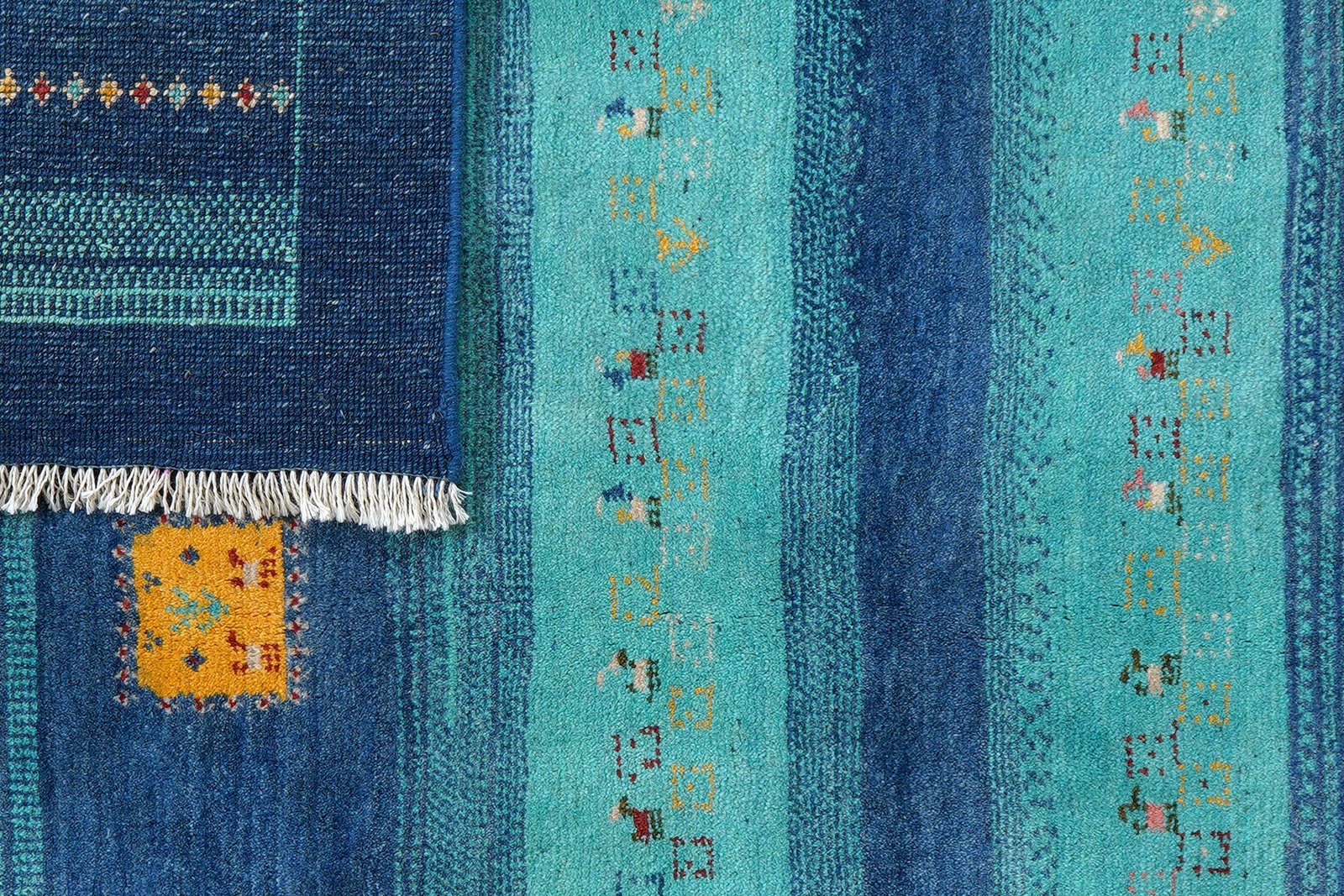Gabbeh Sonnat — Hand-knotted, 154x193 cm, Multicolor, 100% Virgin Wool | View 7