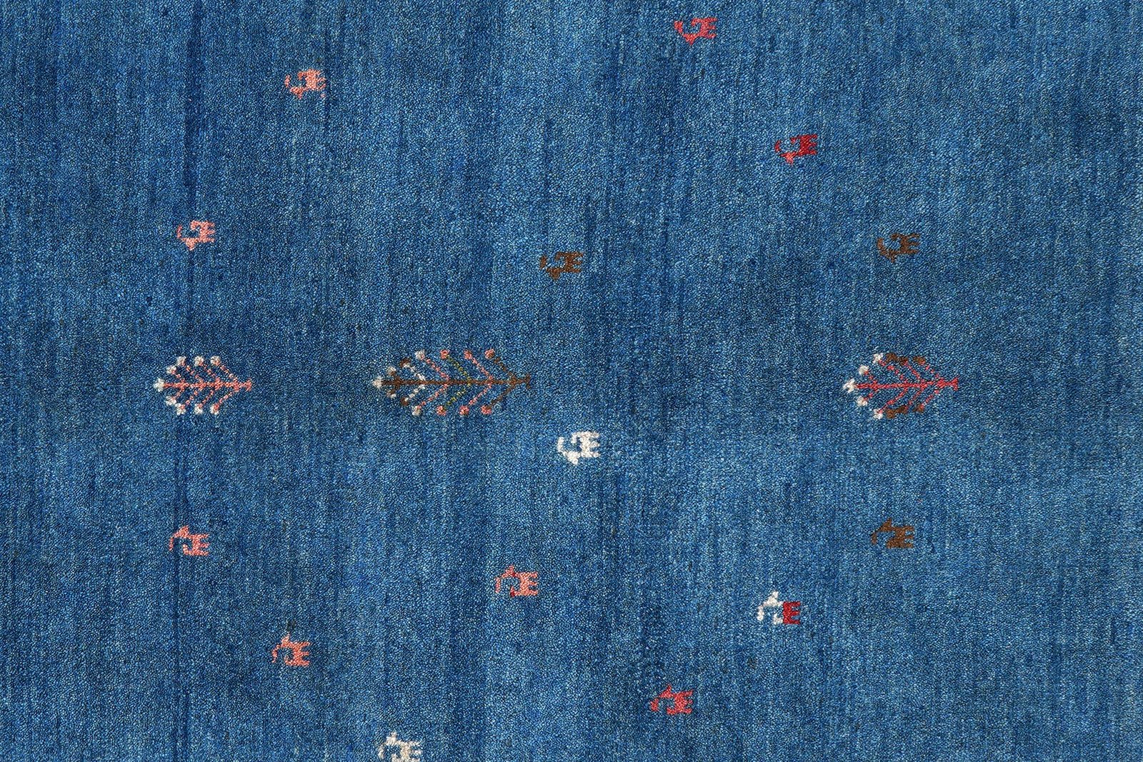 Rizbaf — Hand-knotted, 157x213 cm, Blue, 100% Virgin Wool | View 6