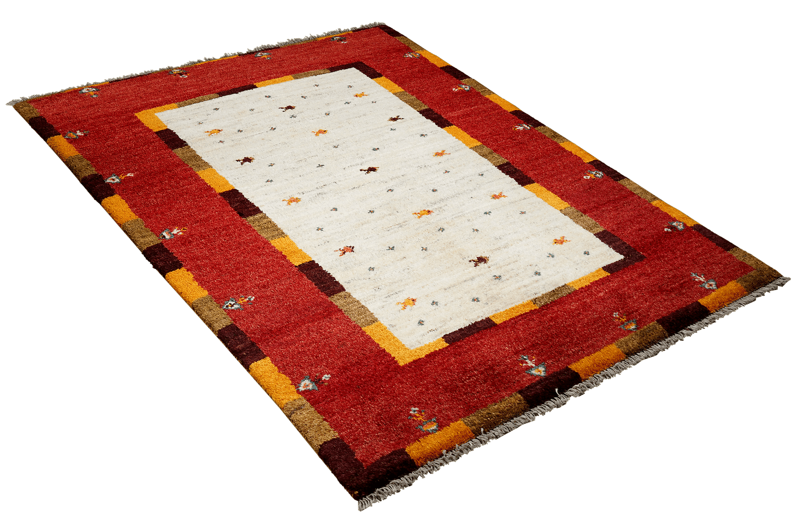 Gabbeh Sonnat — Hand-knotted, 103x153 cm, Beige, 100% Virgin Wool | View 4