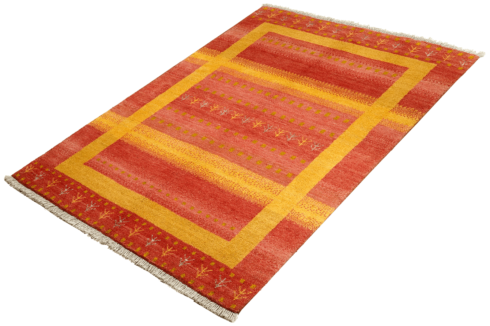 Rizbaf — Hand-knotted, 105x157 cm, Multicolor, 100% Virgin Wool | View 5