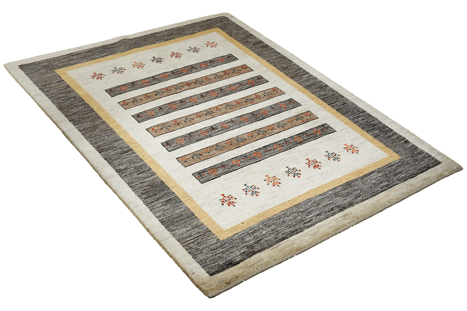 Gabbeh Sonnat — Hand-knotted, 152x203 cm, Beige, 100% Virgin Wool | View 4