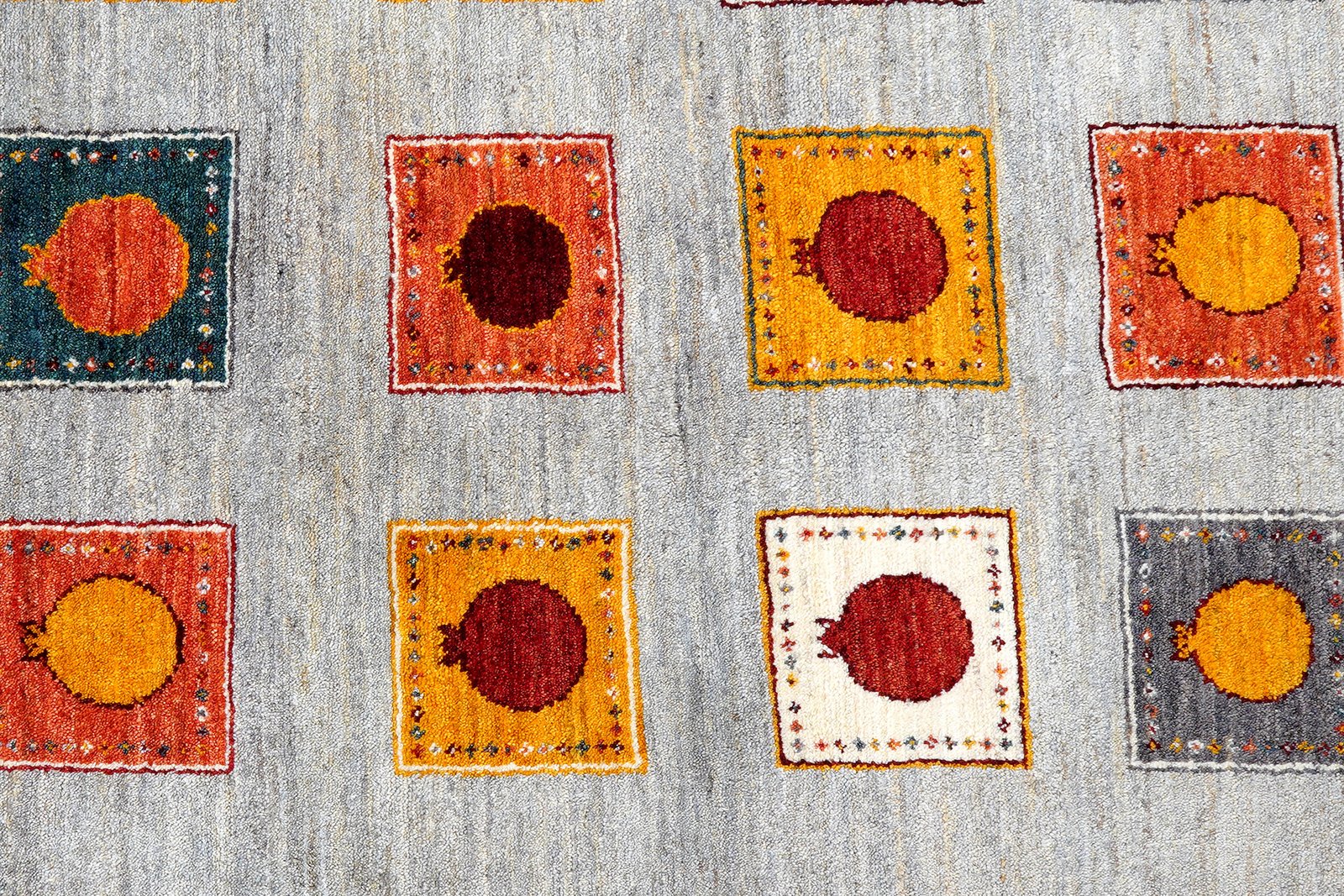 Rizbaf — Hand-knotted, 178x232 cm, Grey, 100% Virgin Wool | View 6