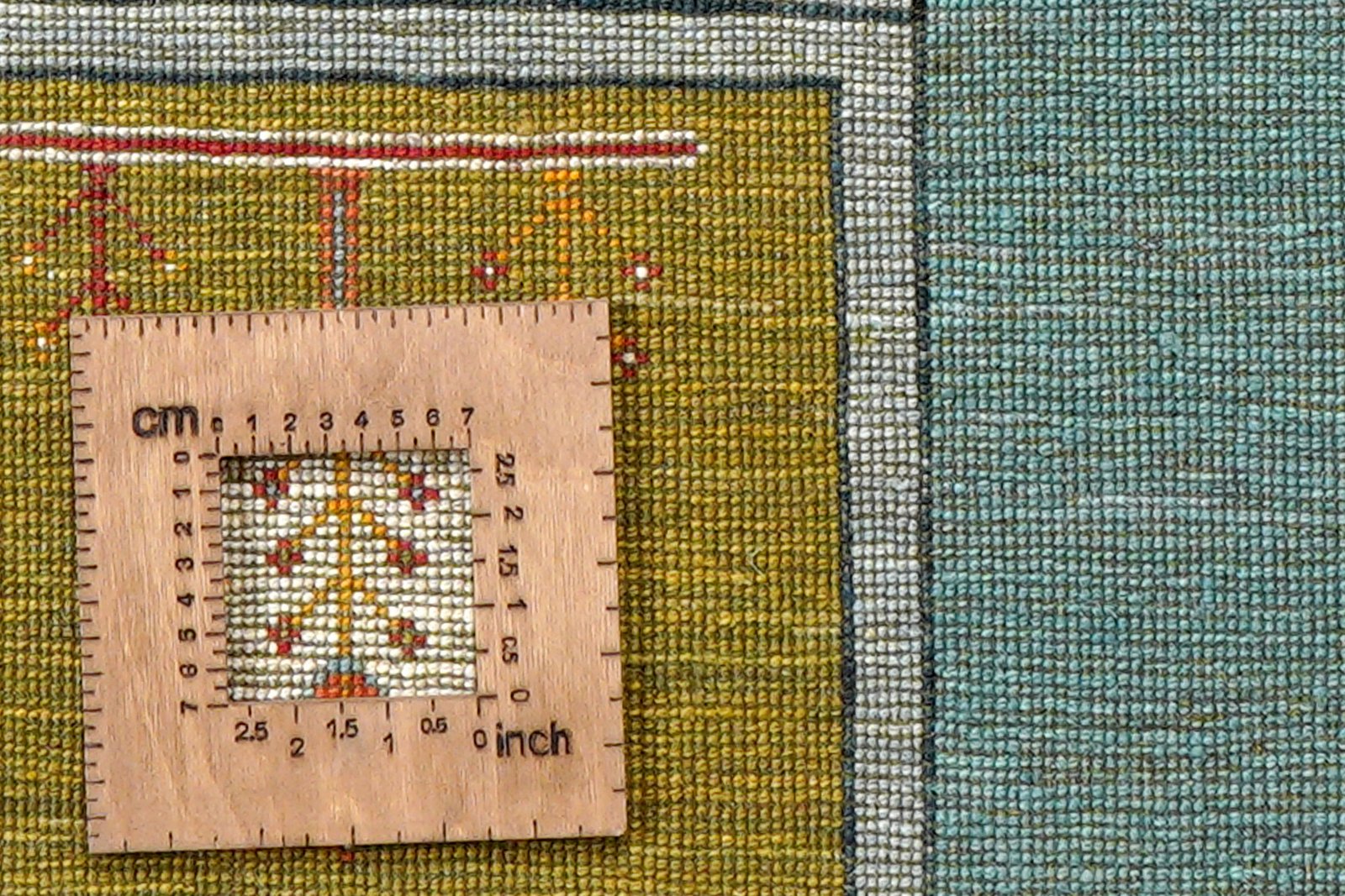 Rizbaf — Hand-knotted, 209x298 cm, Blue, 100% Virgin Wool | View 8
