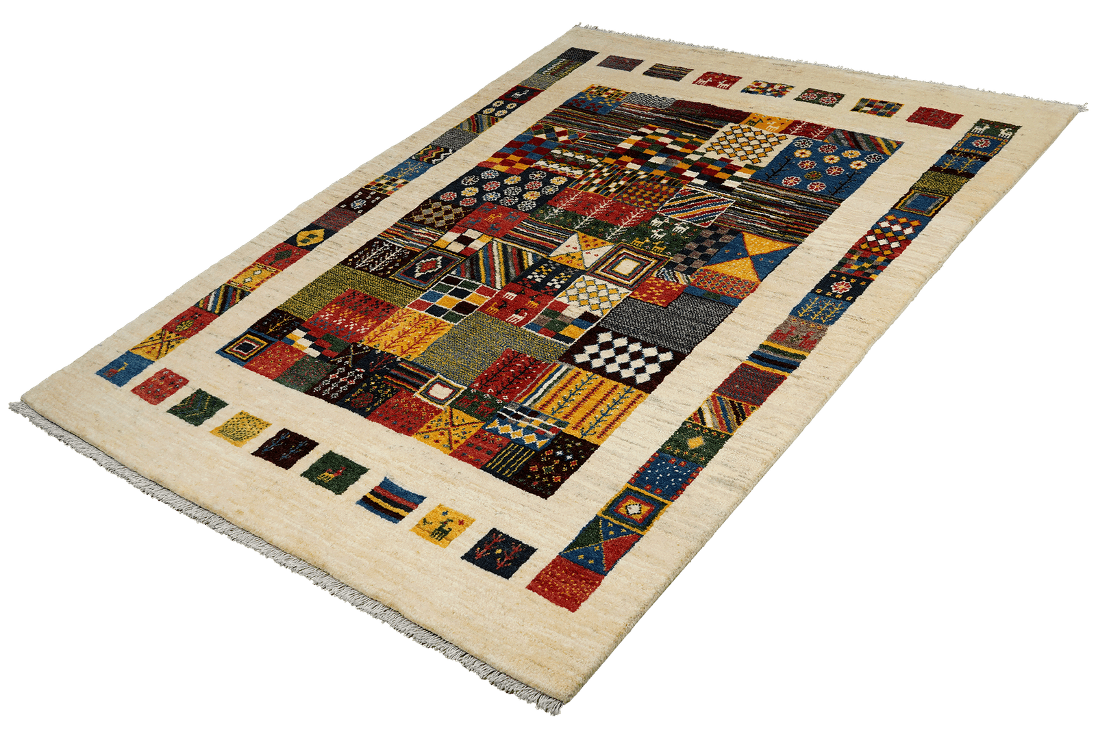 Gabbeh Sonnat — Hand-knotted, 149x213 cm, Multicolor, 100% Virgin Wool | View 5