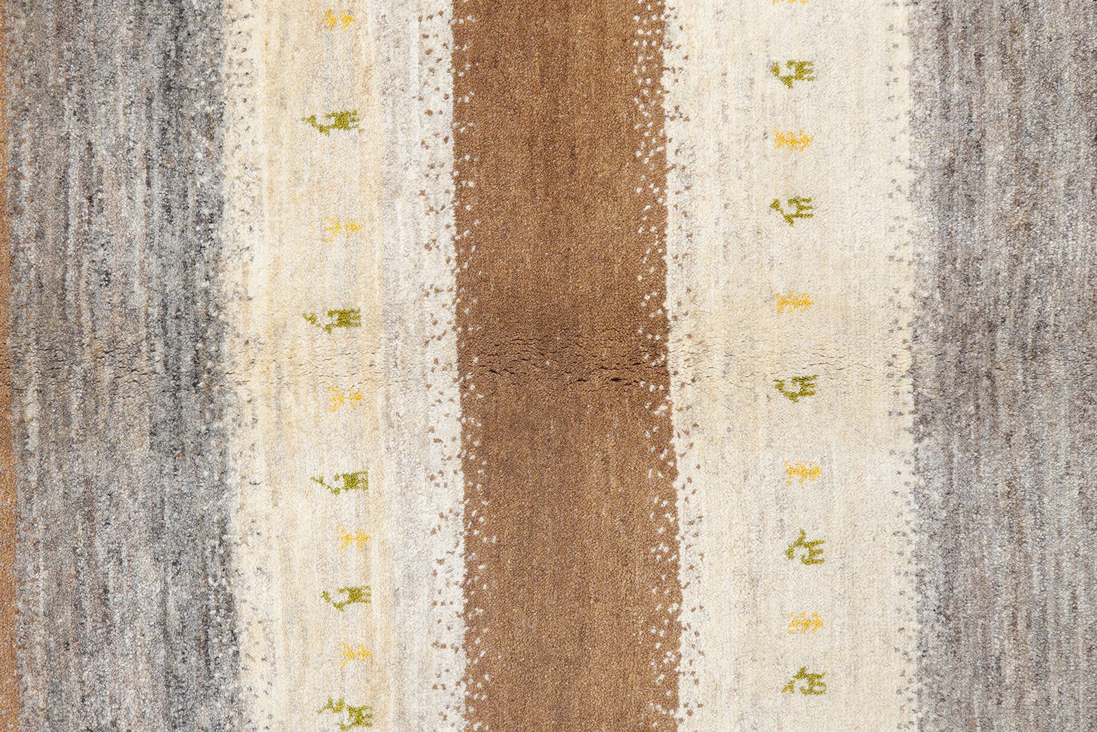 Rizbaf — Hand-knotted, 174x240 cm, Brown, 100% Virgin Wool | View 6
