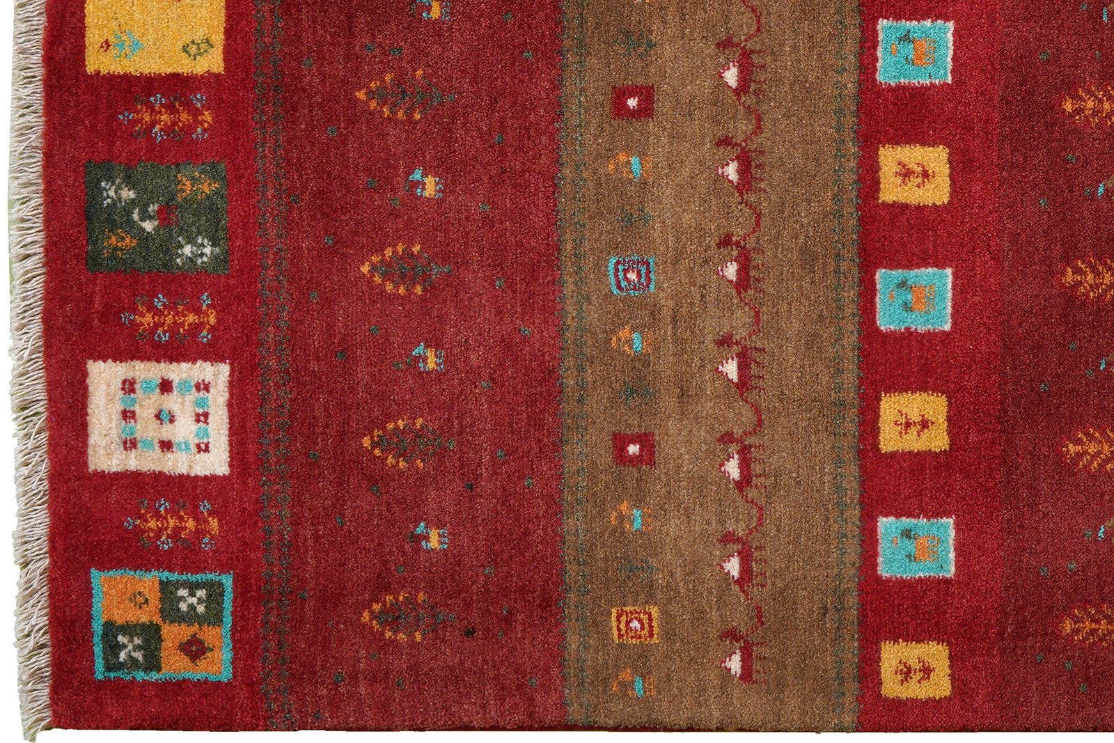 Gabbeh Sonnat — Hand-knotted, 151x200 cm, Multicolor, 100% Virgin Wool | View 3