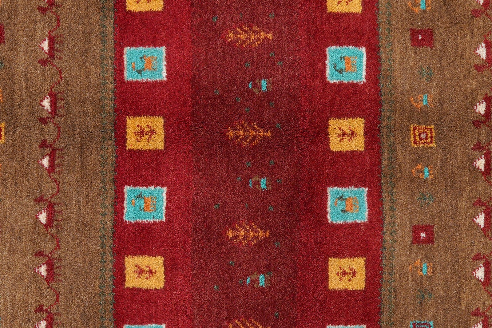 Gabbeh Sonnat — Hand-knotted, 151x200 cm, Multicolor, 100% Virgin Wool | View 6