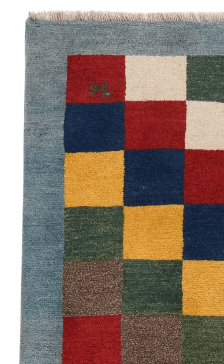 Rizbaf — Hand-knotted, 107x175 cm, Multicolor, 100% Virgin Wool | View 3