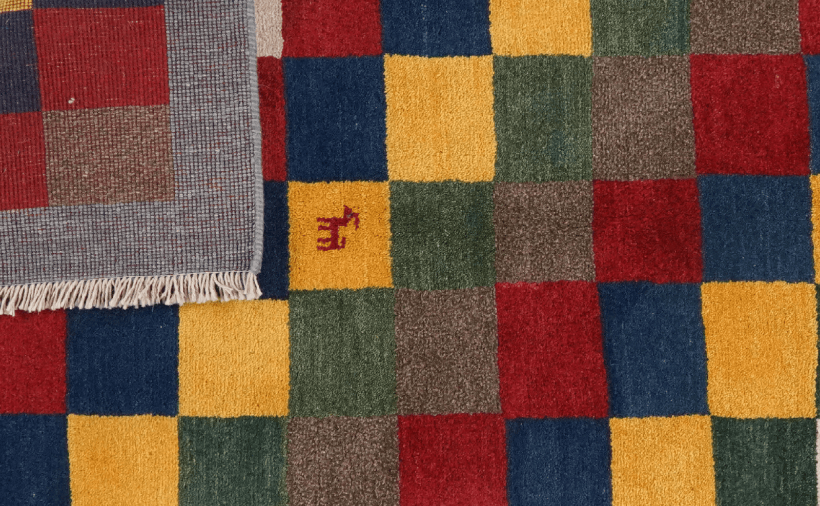 Rizbaf — Hand-knotted, 107x175 cm, Multicolor, 100% Virgin Wool | View 4