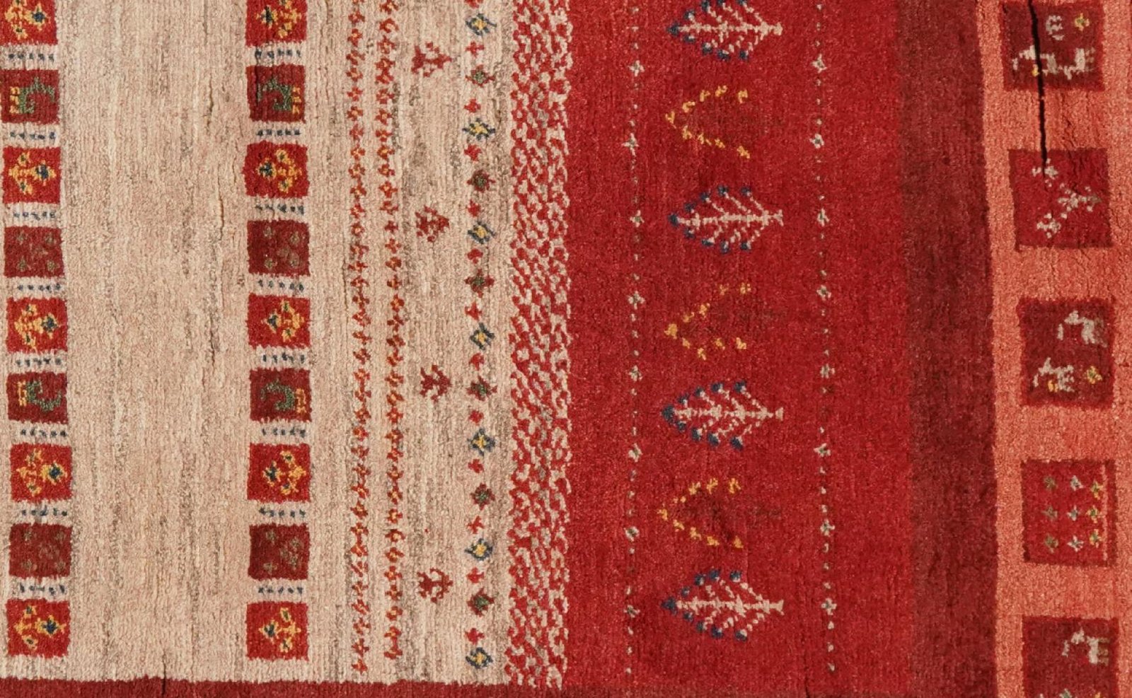 Gabbeh Sonnat — Hand-knotted, 158x205 cm, Multicolor, 100% Virgin Wool | View 5