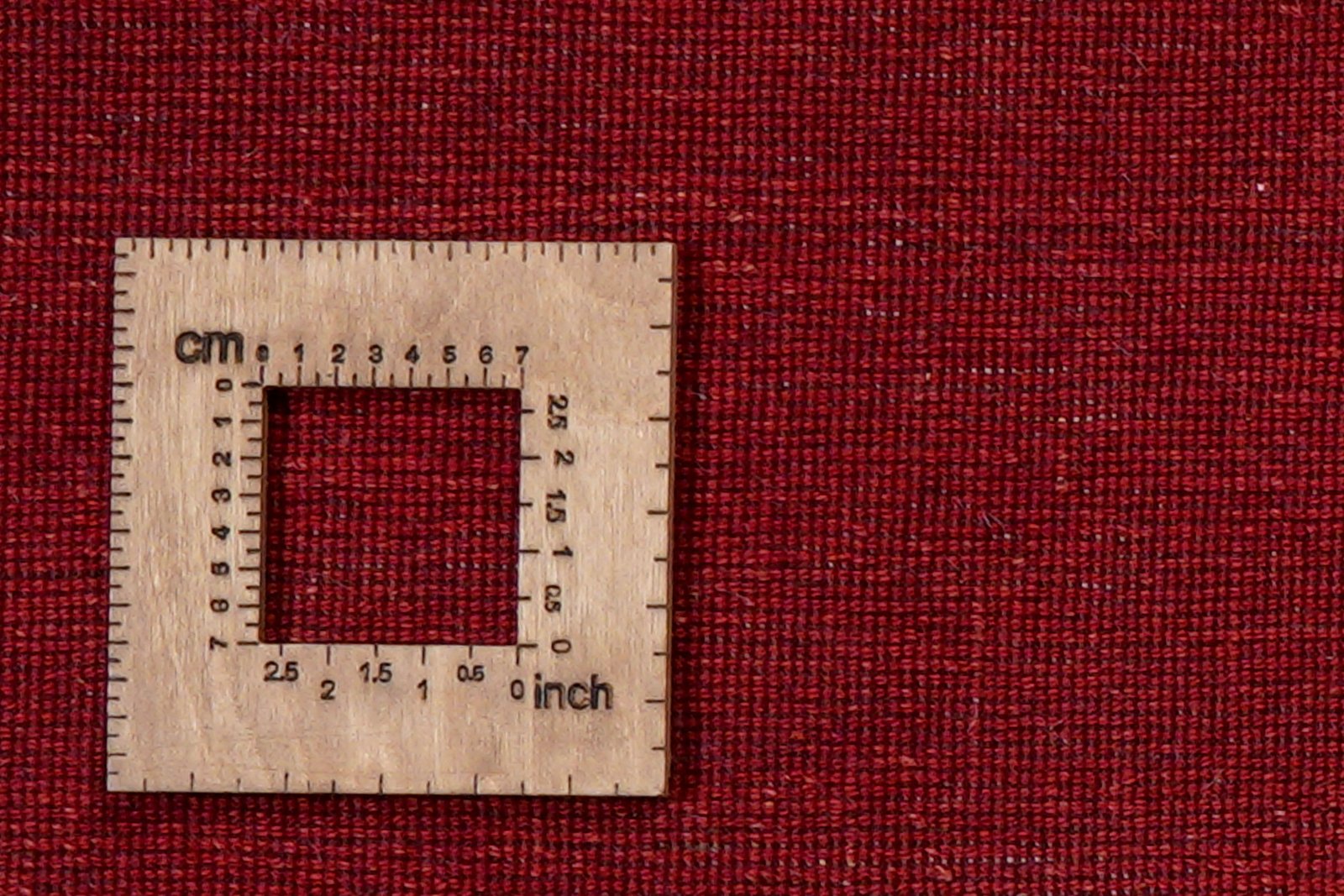 Gabbeh — Hand-knotted, 201x295 cm, Red, 100% Virgin Wool | View 8
