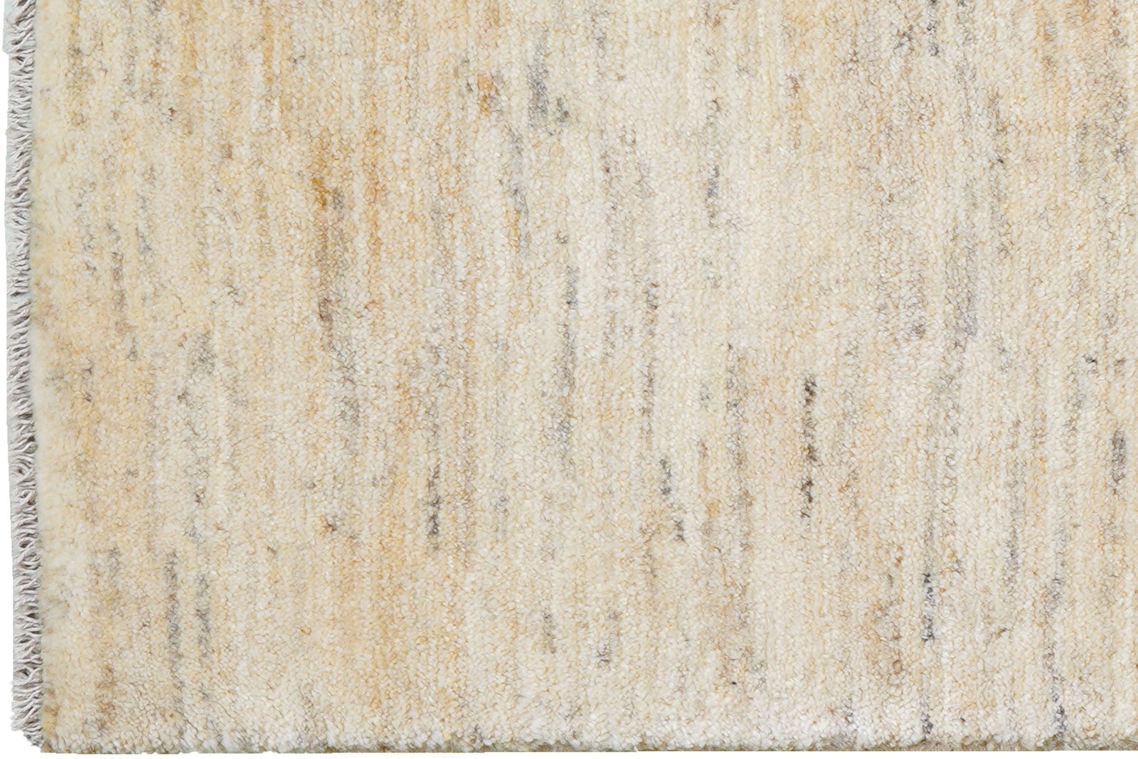 Gabbeh — Hand-knotted, 82x197 cm, Beige, 100% Virgin Wool | View 3
