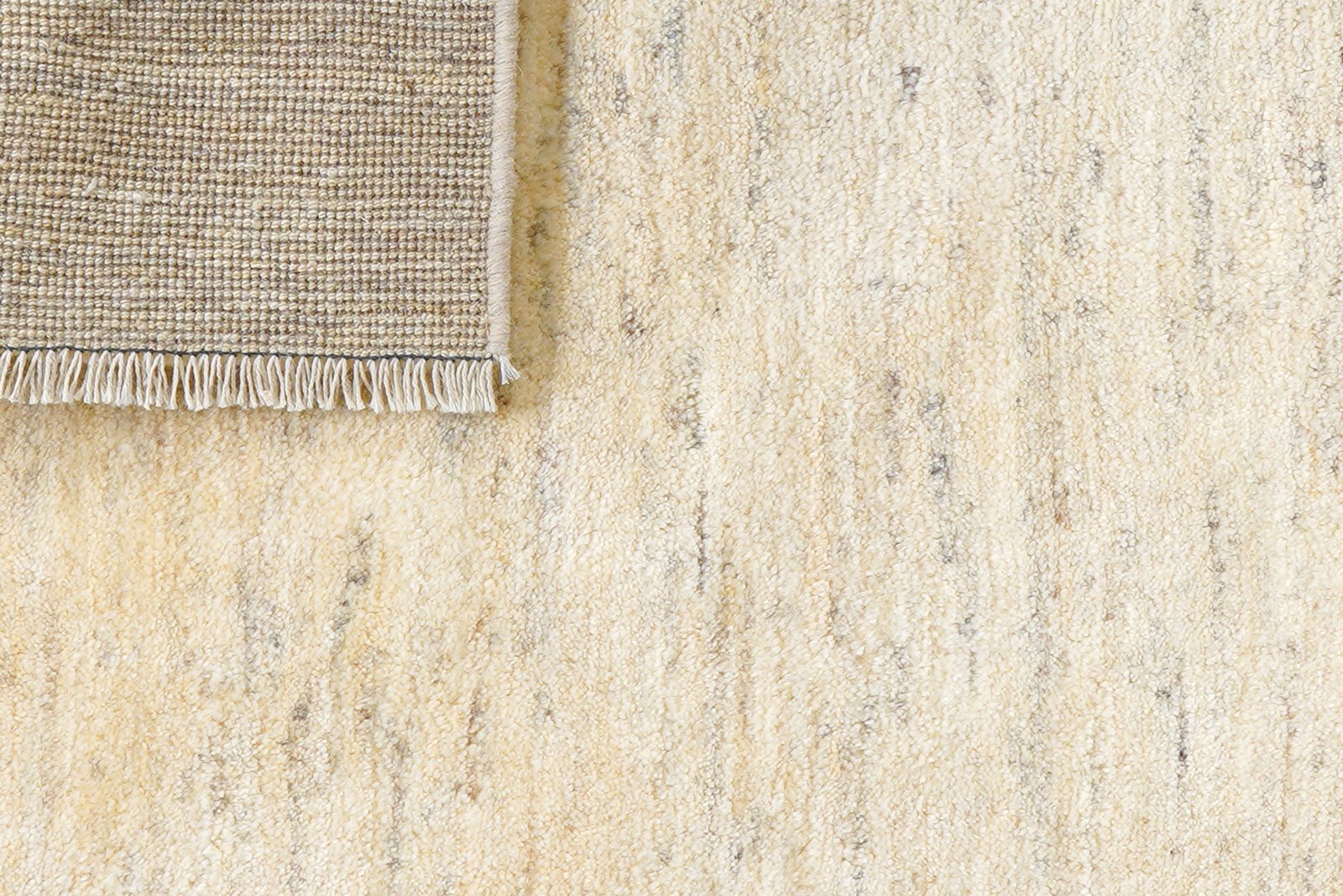 Gabbeh — Hand-knotted, 85x126 cm, Beige, 100% Virgin Wool | View 7