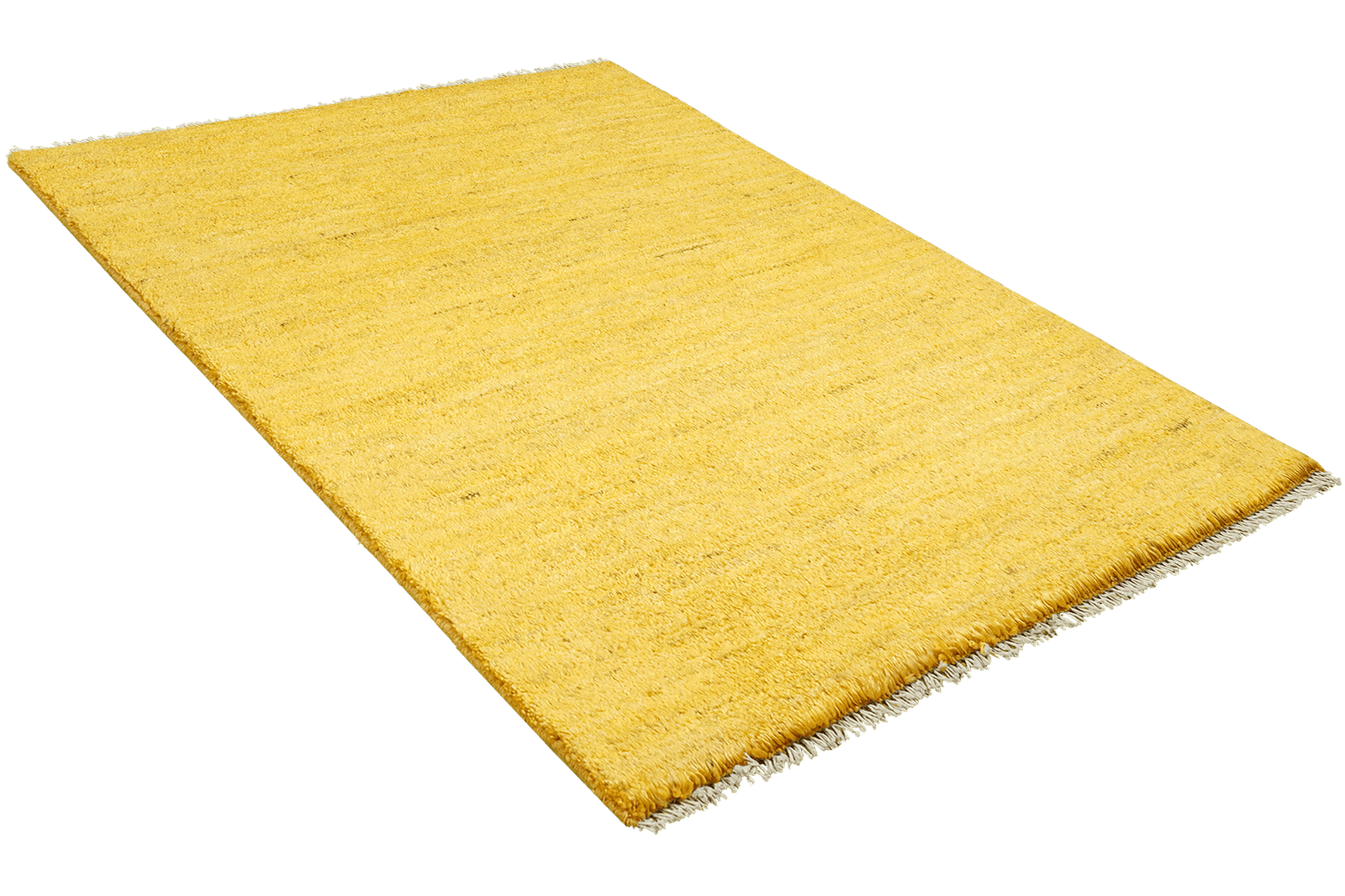 Gabbeh — Hand-knotted, 81x119 cm, Yellow, 100% Virgin Wool | View 4