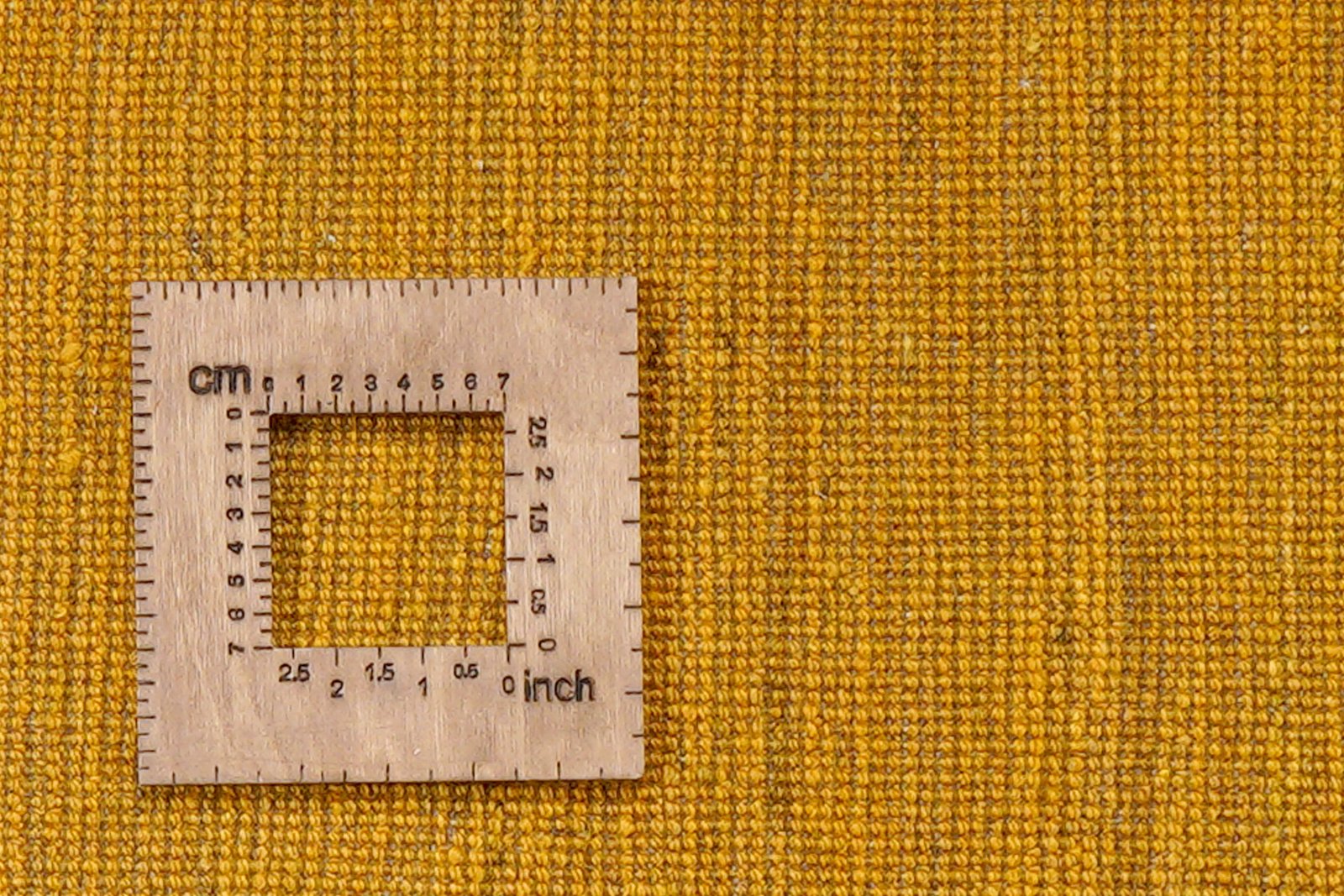 Gabbeh — Hand-knotted, 81x119 cm, Yellow, 100% Virgin Wool | View 8