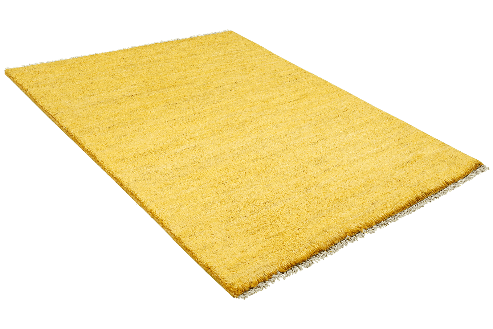 Gabbeh — Hand-knotted, 82x119 cm, Yellow, 100% Virgin Wool | View 4