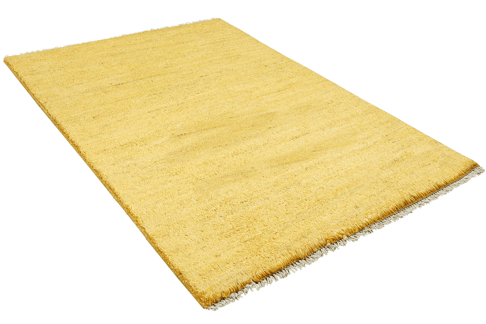 Gabbeh — Hand-knotted, 82x118 cm, Yellow, 100% Virgin Wool | View 4
