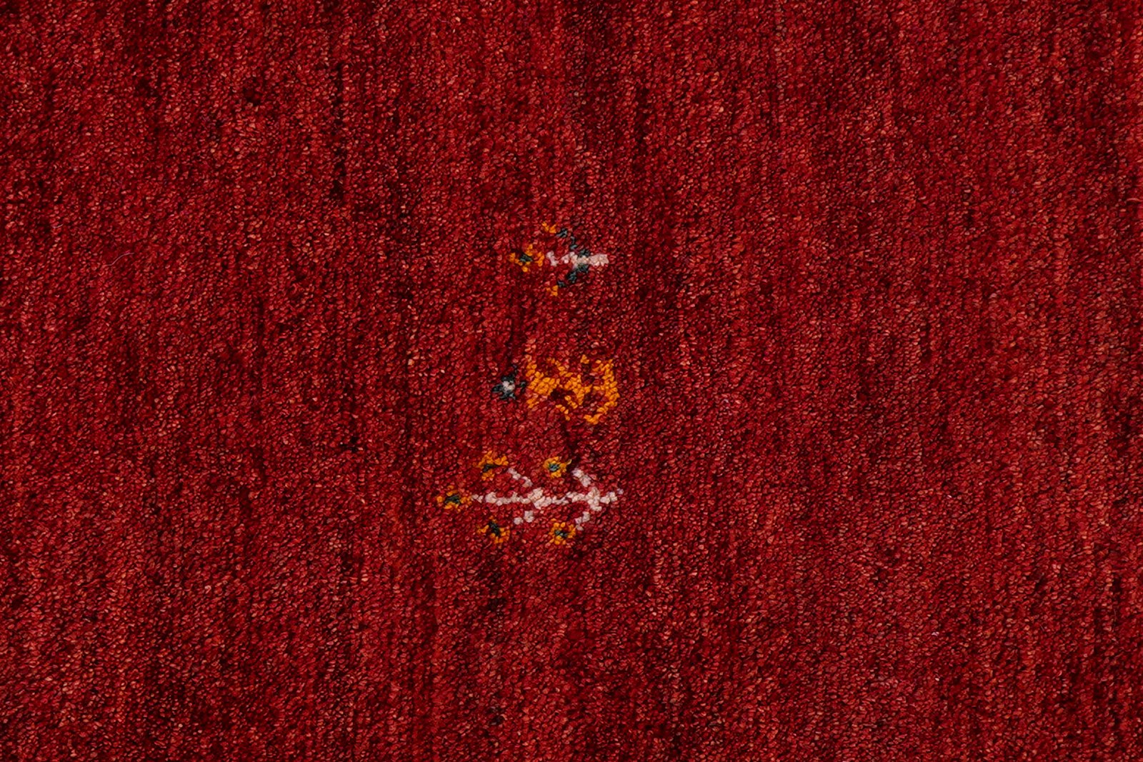 Gabbeh — Hand-knotted, 81x220 cm, Red, 100% Virgin Wool | View 6
