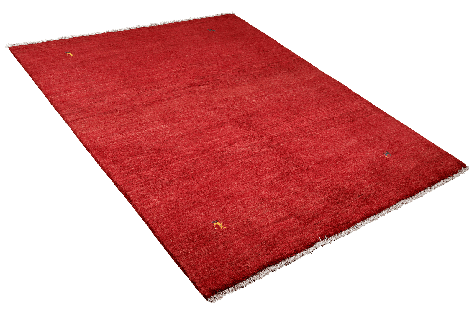 Gabbeh — Hand-knotted, 160x204 cm, Red, 100% Virgin Wool | View 4