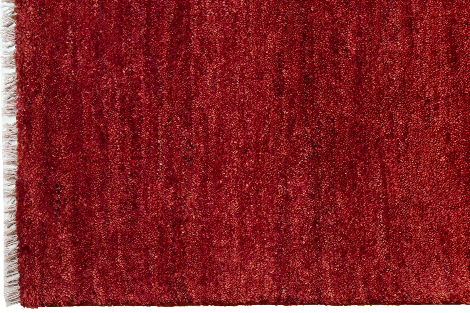 Gabbeh — Hand-knotted, 82x222 cm, Red, 100% Virgin Wool | View 3
