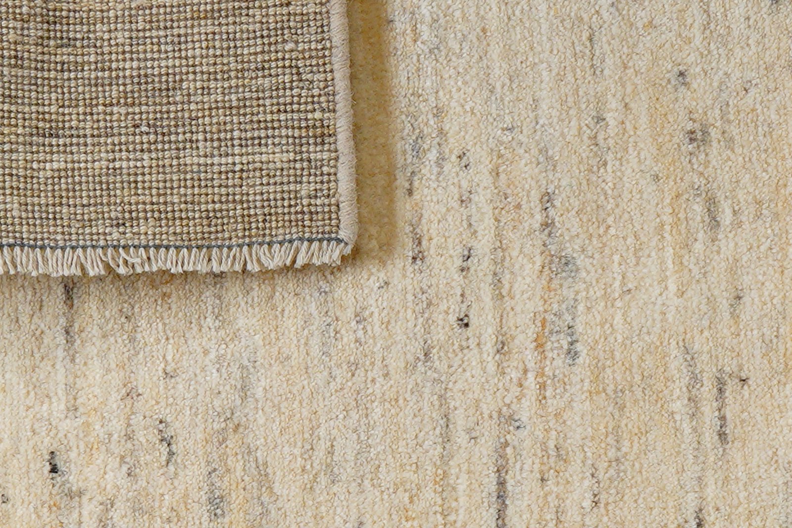 Gabbeh — Hand-knotted, 85x125 cm, Beige, 100% Virgin Wool | View 7