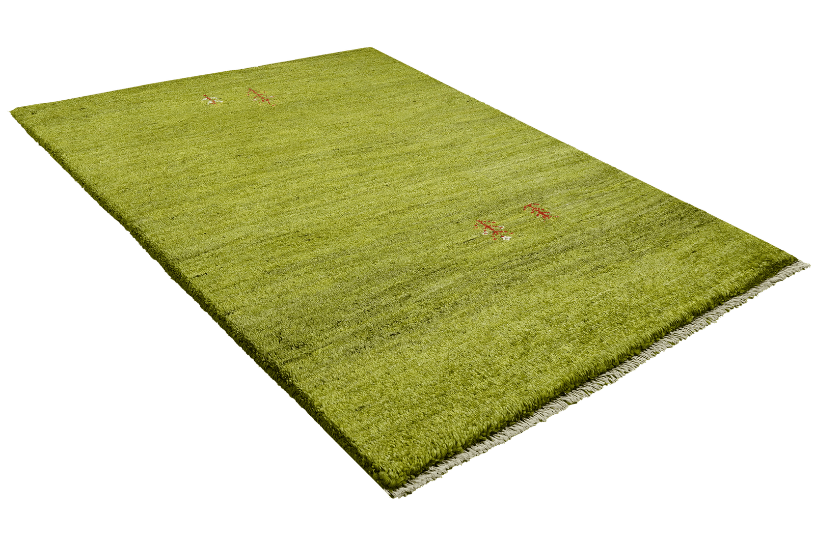 Gabbeh — Hand-knotted, 81x122 cm, Green, 100% Virgin Wool | View 4