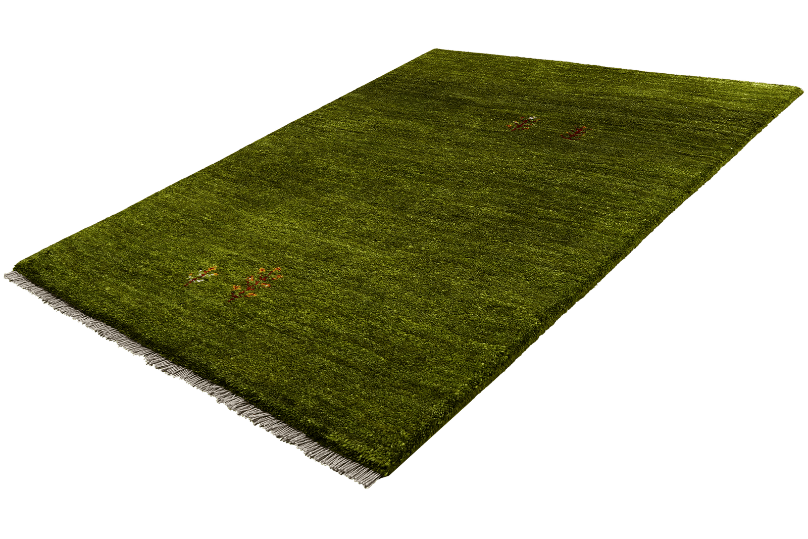 Gabbeh — Hand-knotted, 81x122 cm, Green, 100% Virgin Wool | View 5
