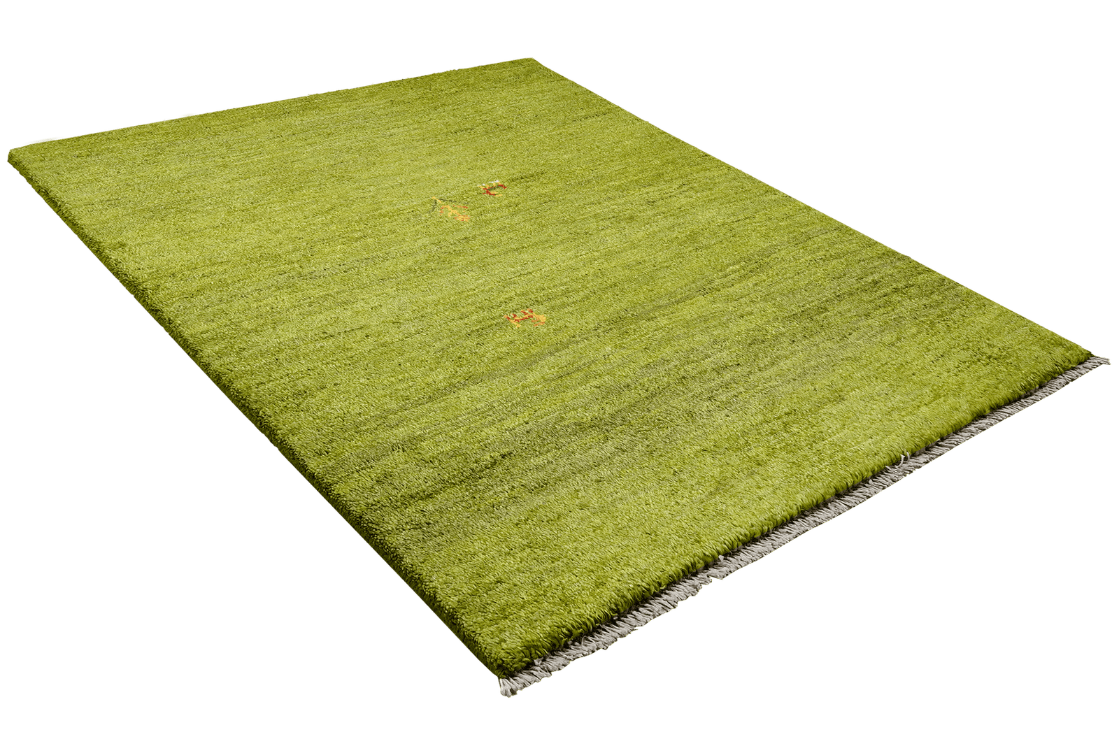 Gabbeh — Hand-knotted, 88x122 cm, Green, 100% Virgin Wool | View 4