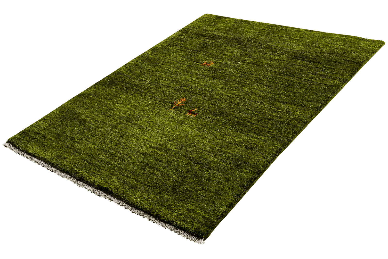 Gabbeh — Hand-knotted, 88x122 cm, Green, 100% Virgin Wool | View 5
