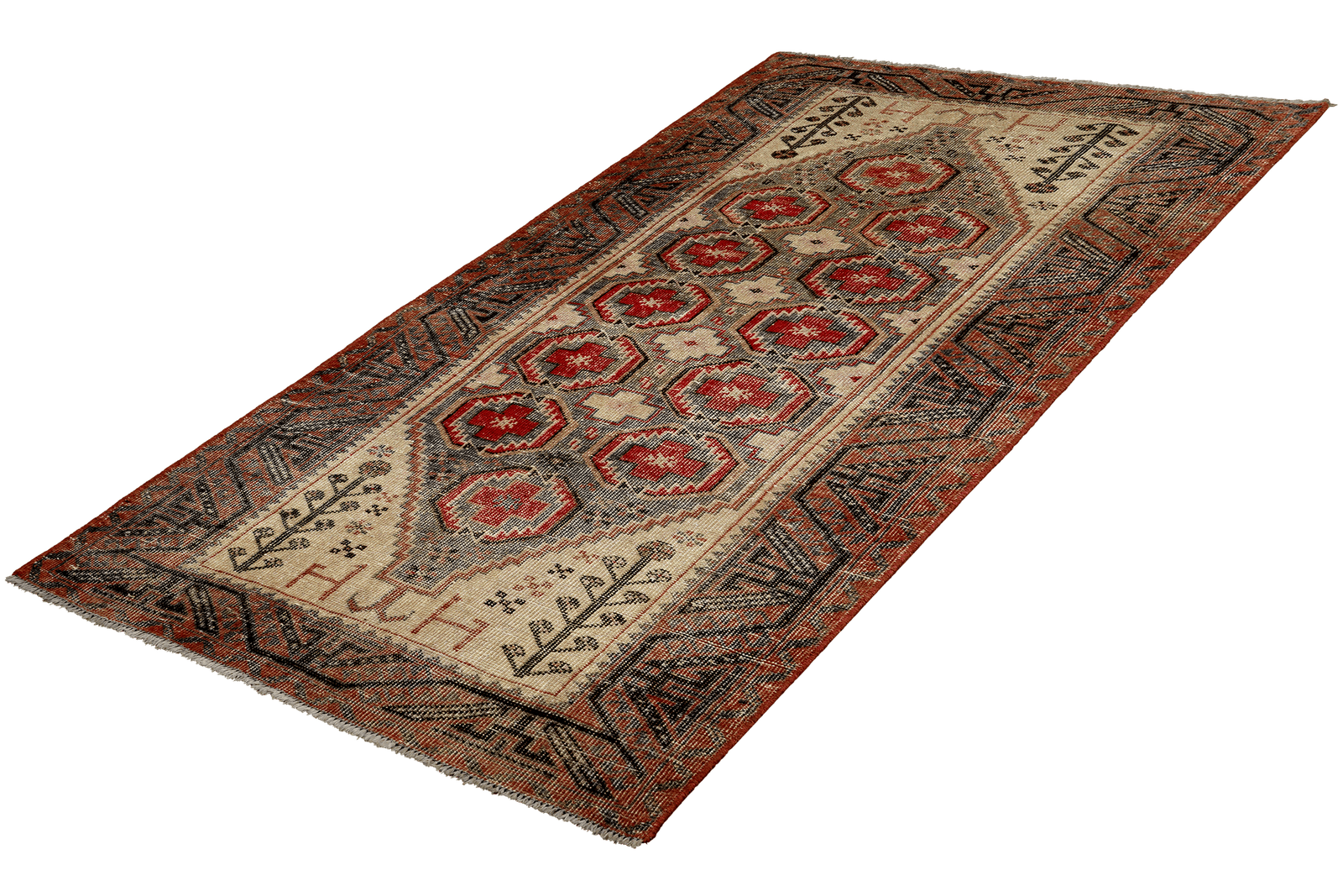 Heritage — Hand-knotted, 95x185 cm, Brown, 100% Virgin Wool | View 5