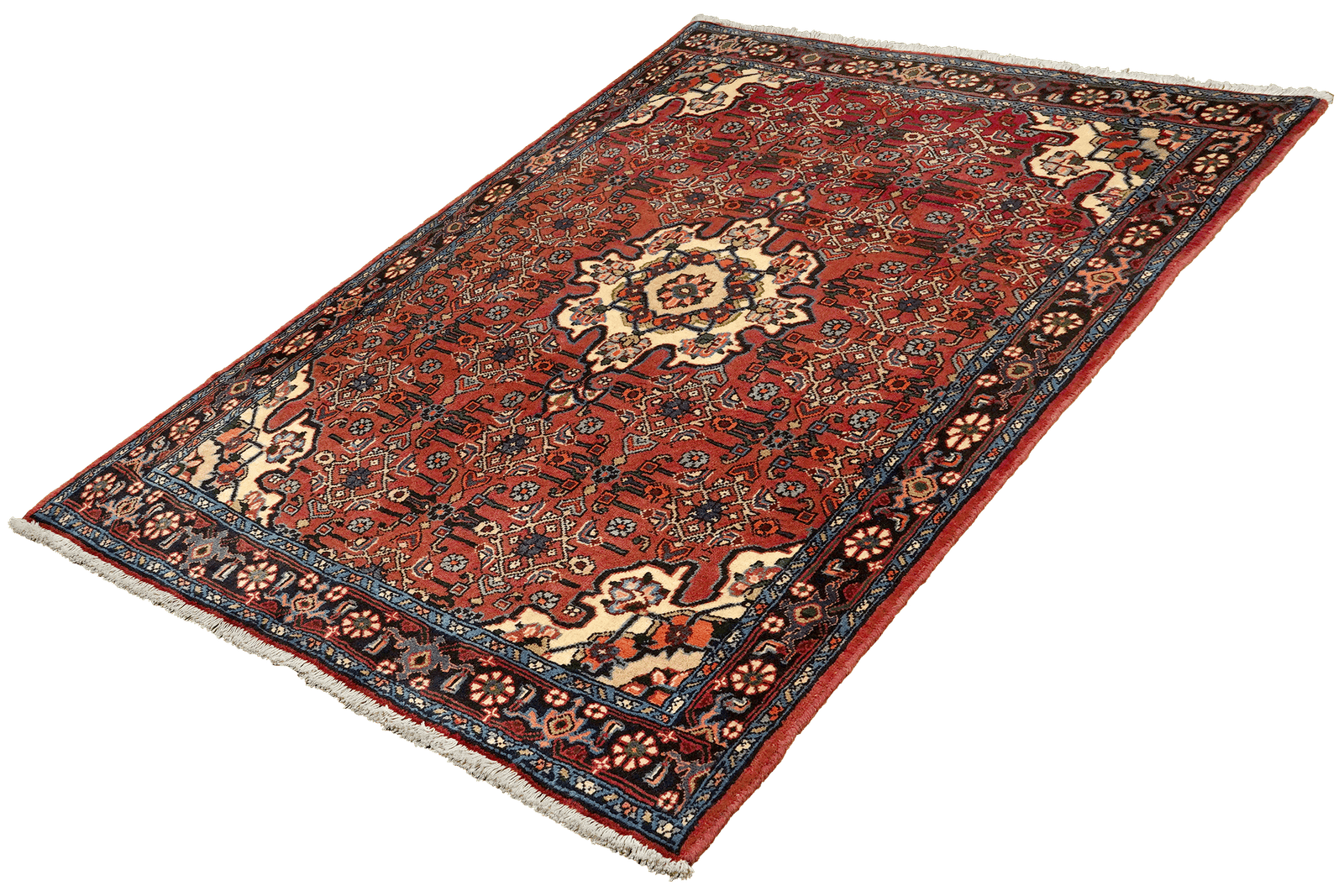 Bidjar Zandjan — Hand-knotted, 104x154 cm, Red, 100% Virgin Wool | View 5