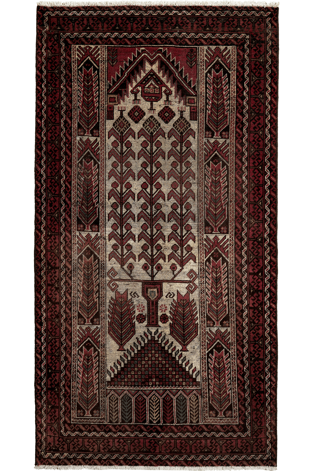 Heritage — Hand-knotted, 100x185 cm, Brown, 100% Virgin Wool | Main view