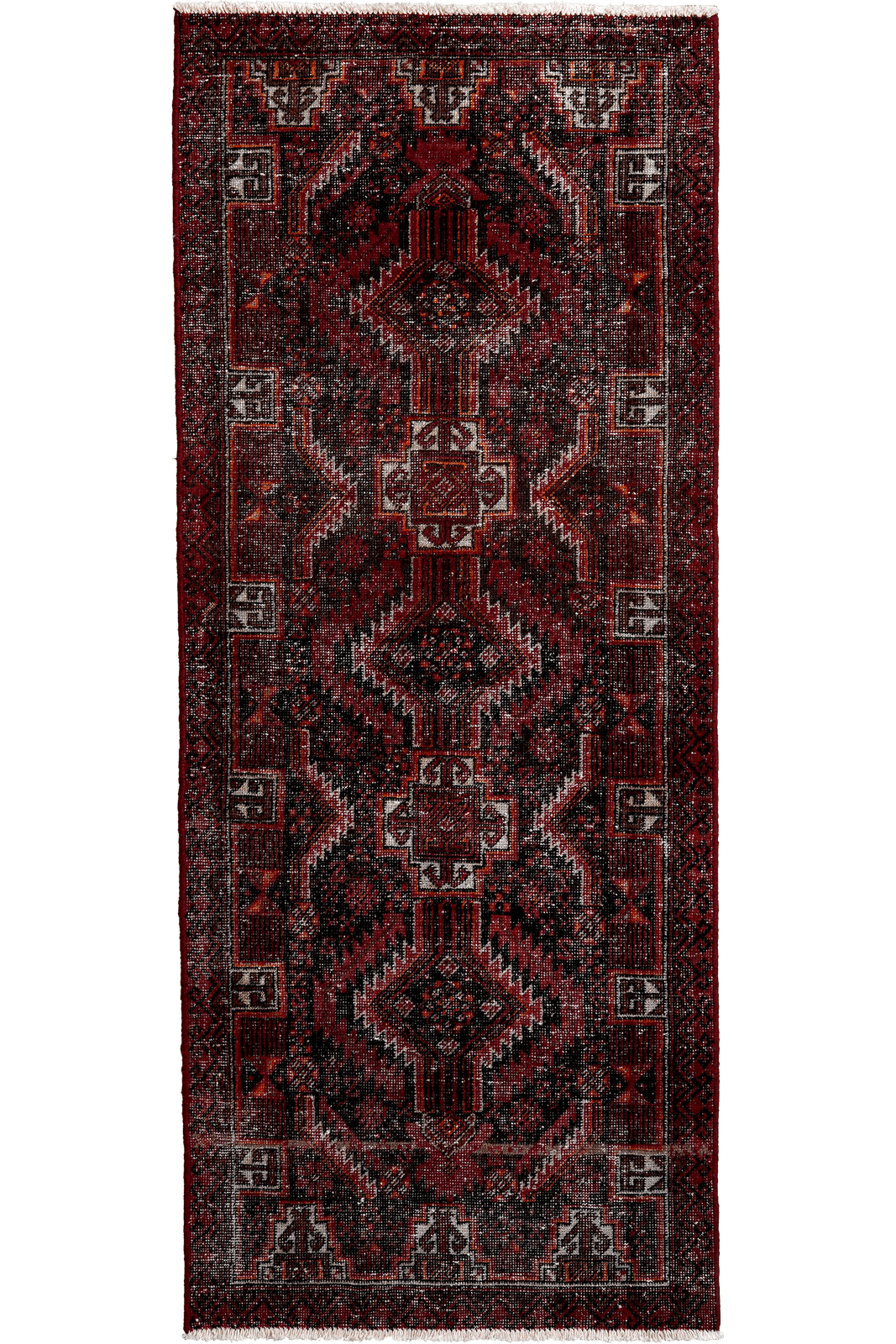 Heritage — Hand-knotted, 66x166 cm, Blue, 100% Virgin Wool | Main view