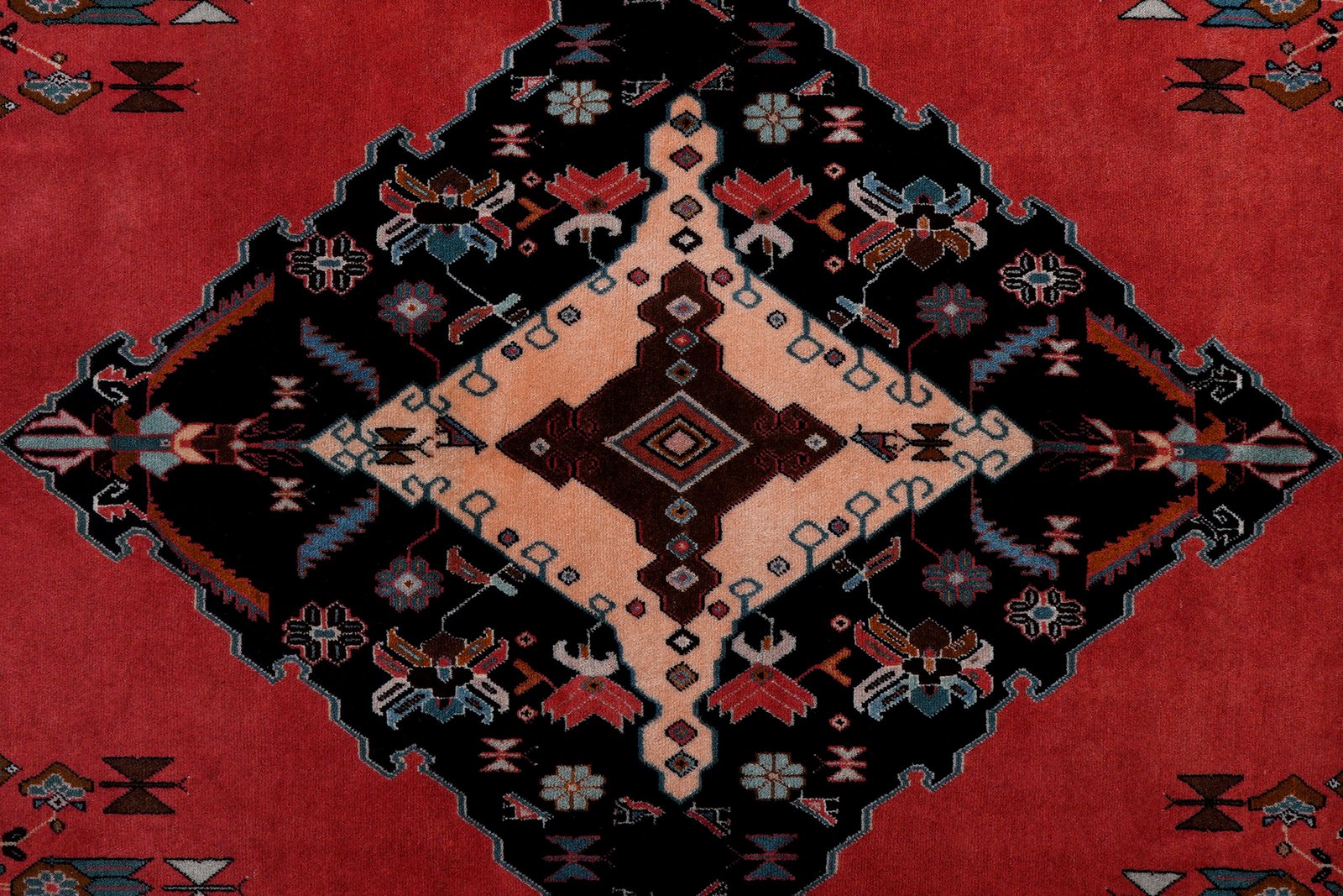 Afshar — Hand-knotted, 160x210 cm, Pink, 100% Virgin Wool | View 6