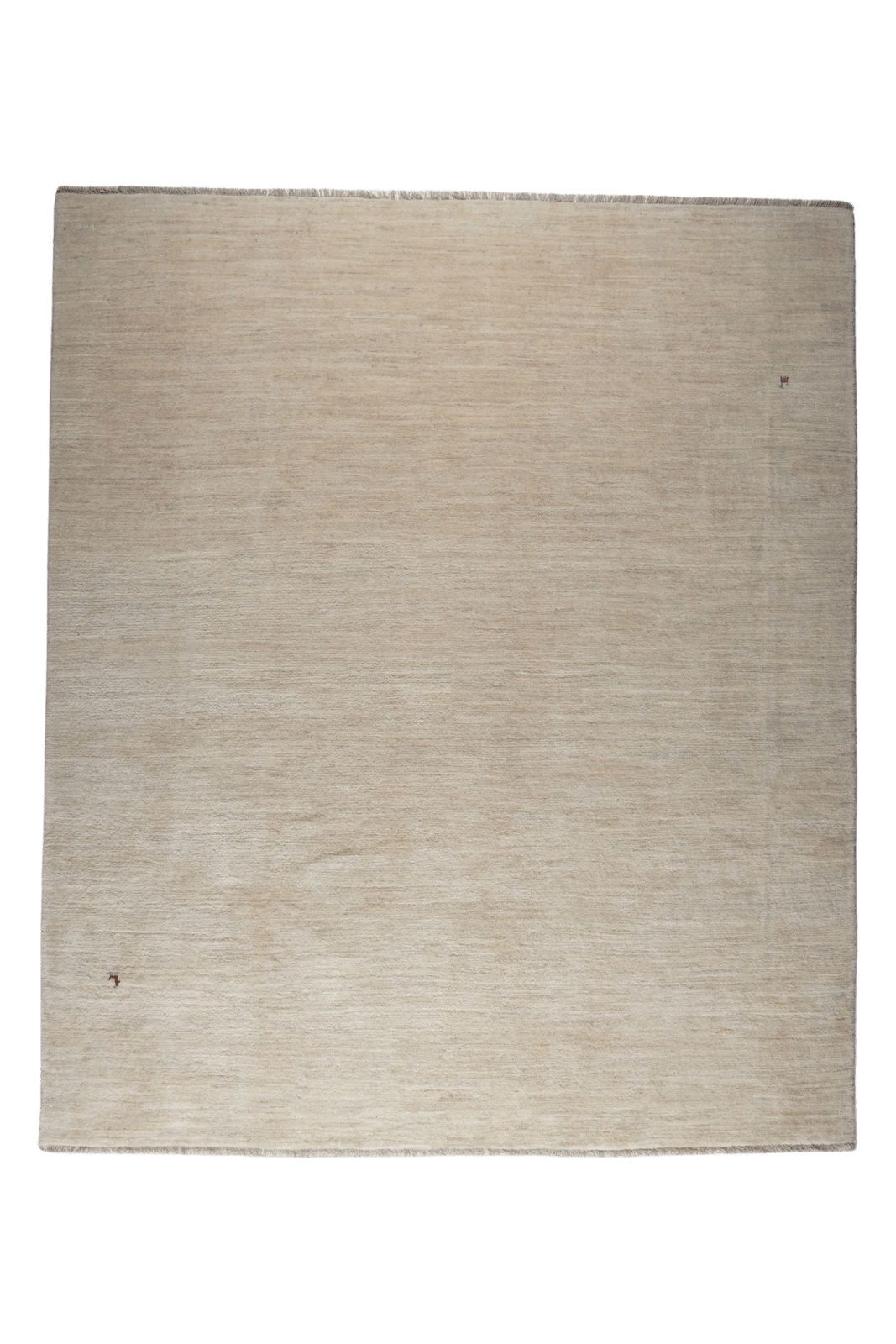 Gabbeh — Hand-knotted, 254x297 cm, Beige, 100% Virgin Wool | Main view