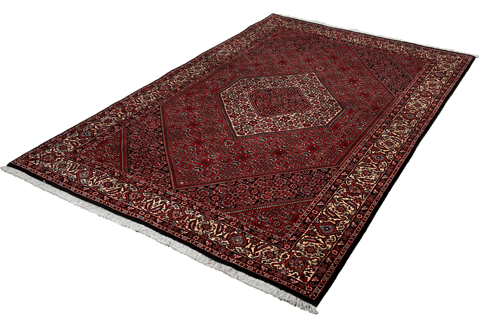 Bidjar Zandjan — Hand-knotted, 164x251 cm, Red, 100% Virgin Wool | View 5