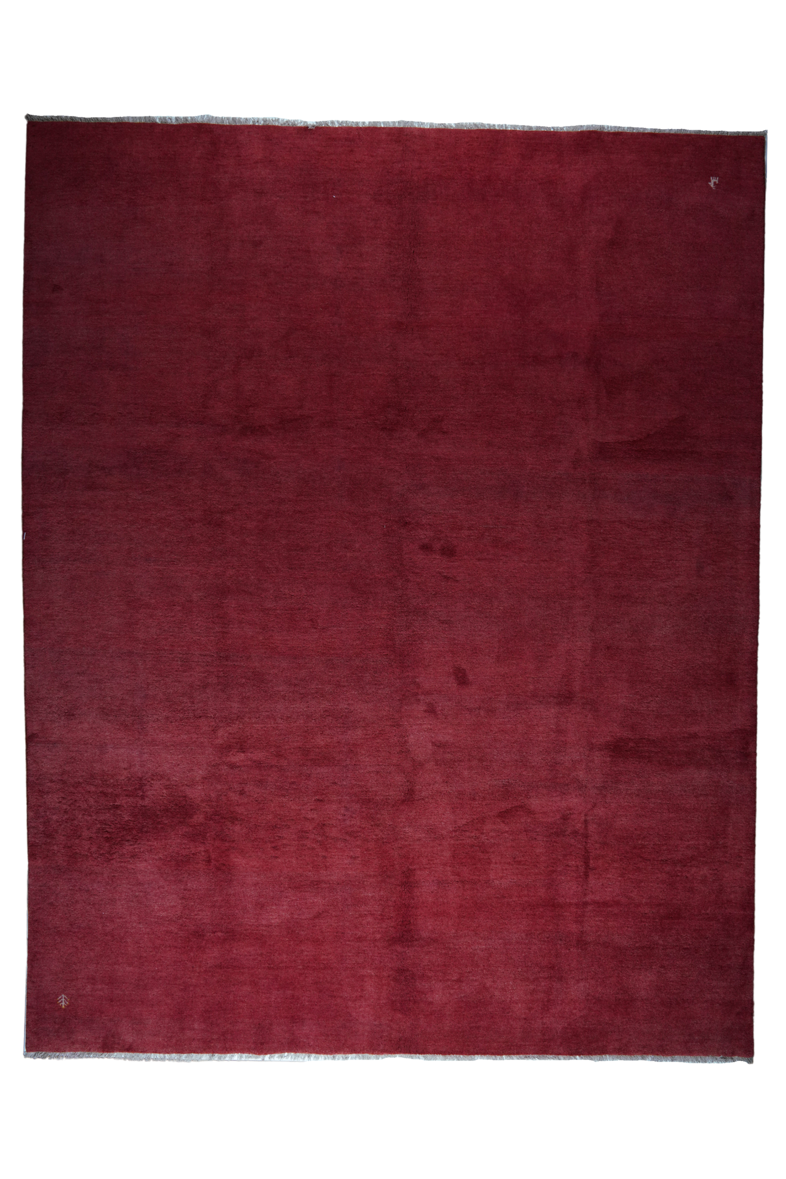 Gabbeh — Handgefertigt, 390x301 cm, Rot, 100% Virgin Wool | Main view