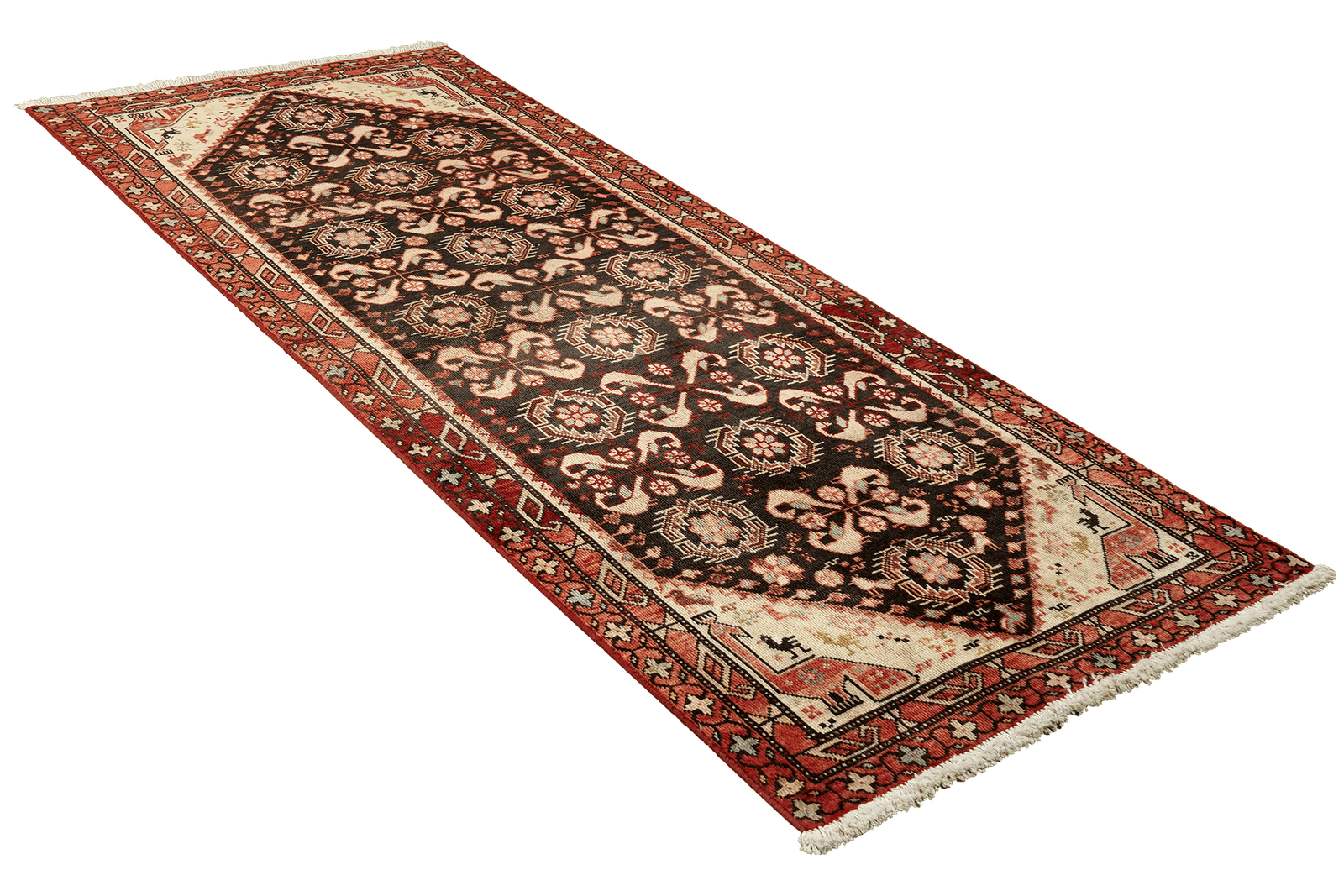 Heritage — Hand-knotted, 65x162 cm, Blue, 100% Virgin Wool | View 4