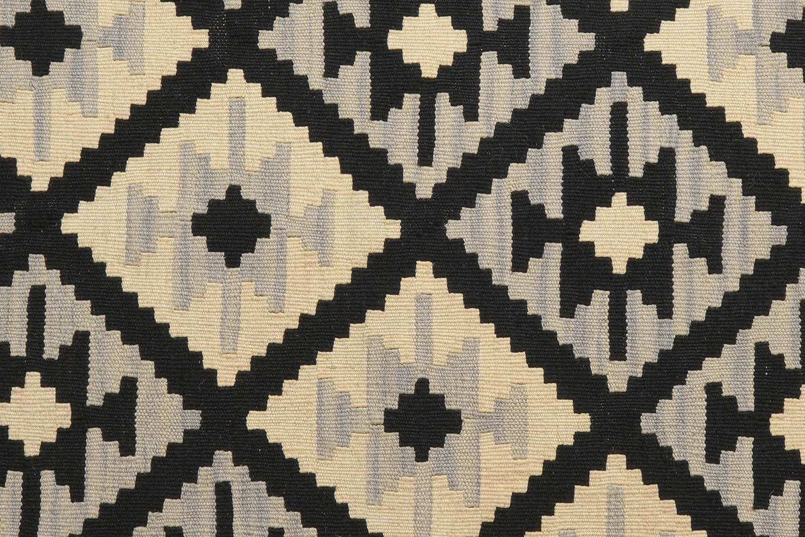 Kelim Gashgai — Handgefertigt, 195x149 cm, Beige, 100% Virgin Wool | View 6