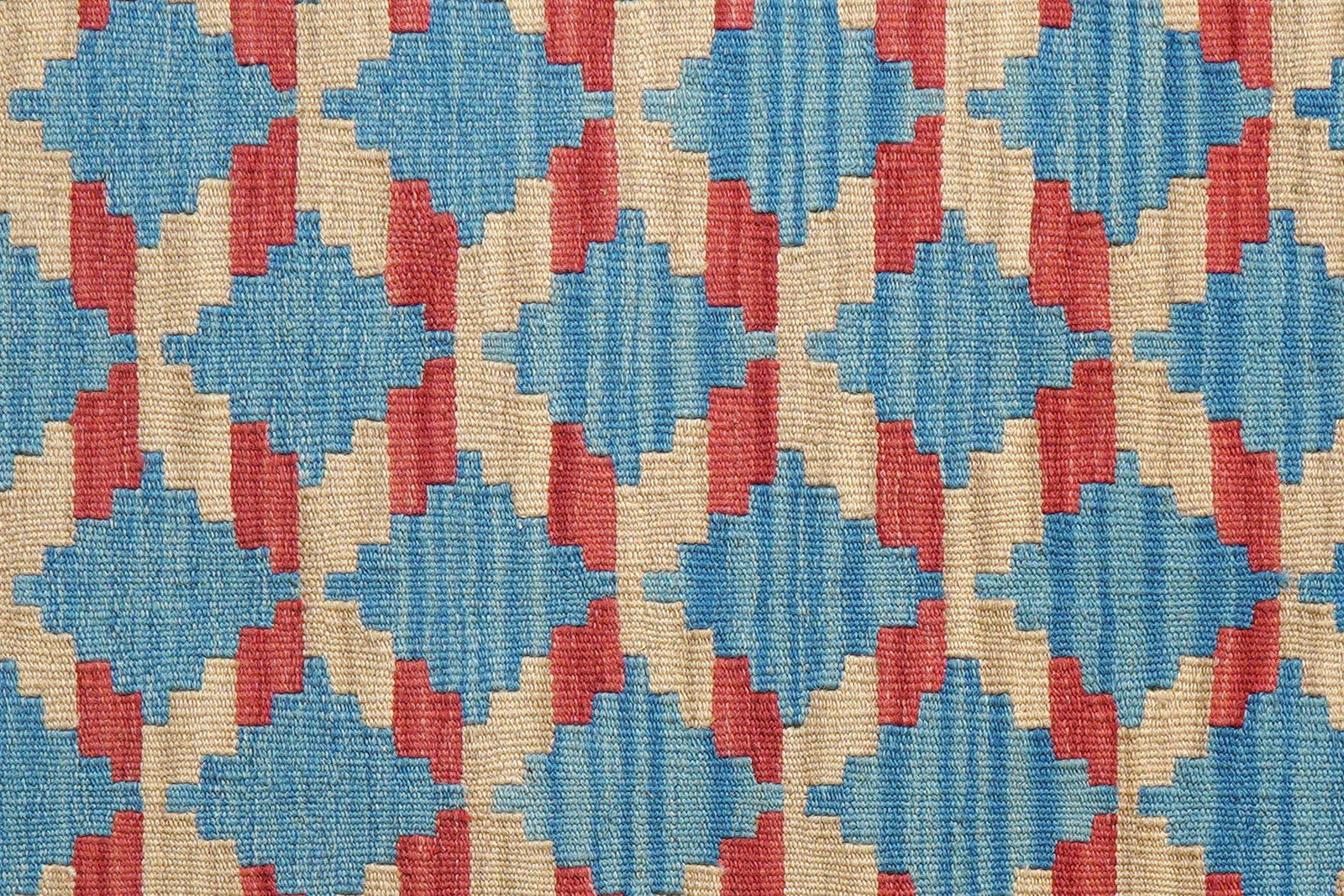 Kelim Gashgai — Handgefertigt, 120x79 cm, Beige, 100% Virgin Wool | View 6