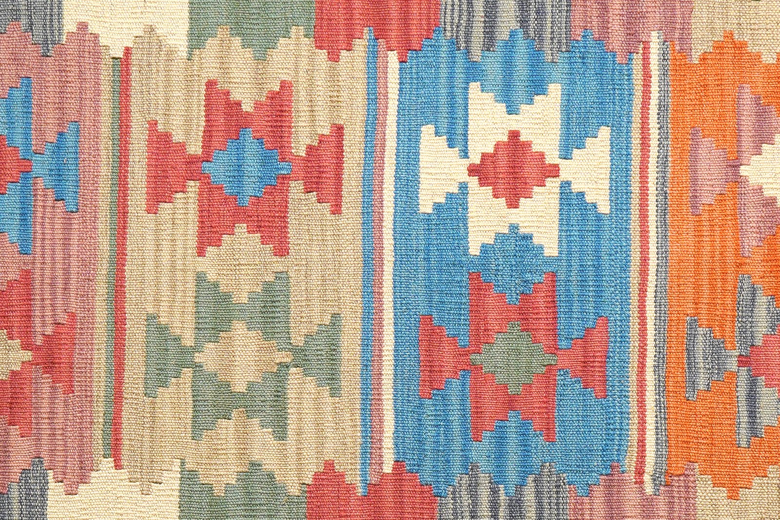 Kelim Gashgai — Handmade, 103x150 cm, Multicolor, 100% Virgin Wool | View 5