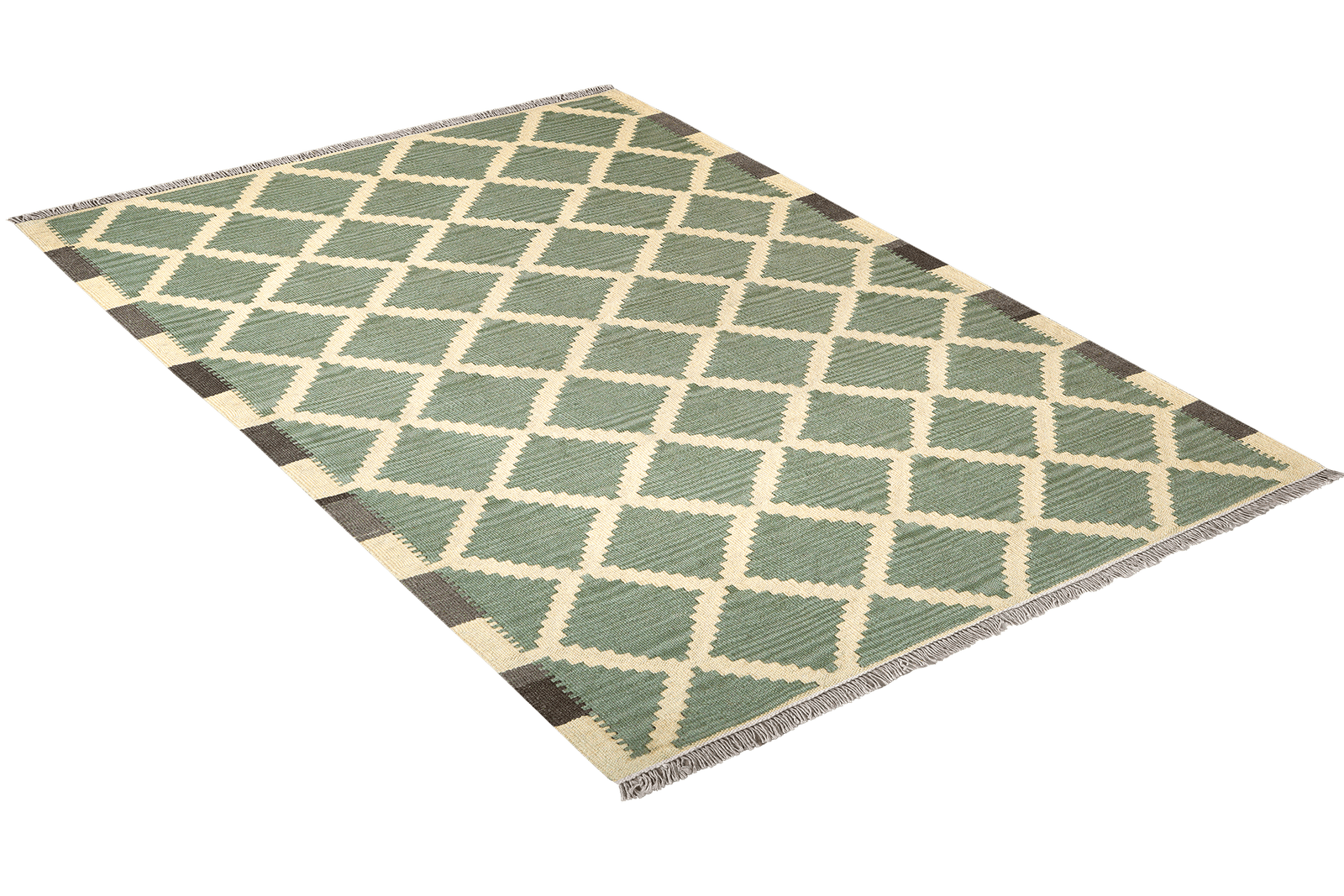 Kelim Gashgai — Handmade, 122x182 cm, Beige, 100% Virgin Wool | View 4